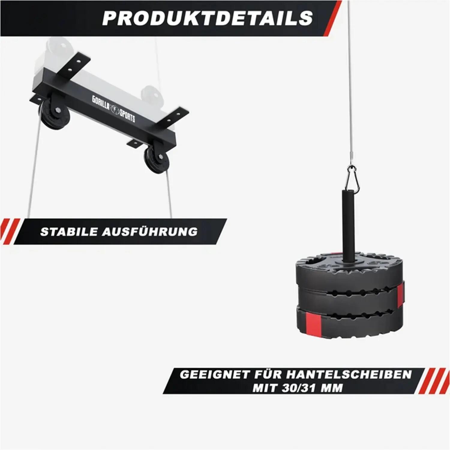 Fitness stropní kladka pro silový trénink 3/11