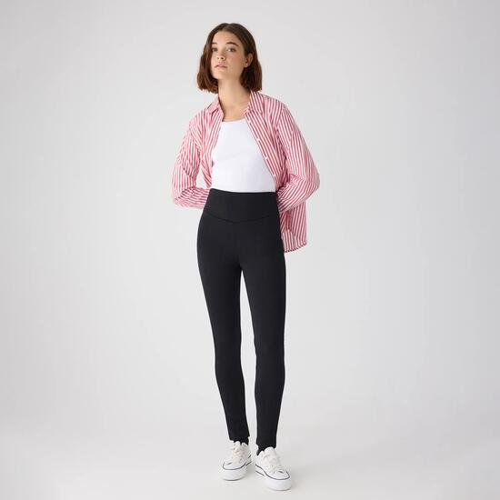ULTRA TÉRMICO Leggings afelpados algodón negro
