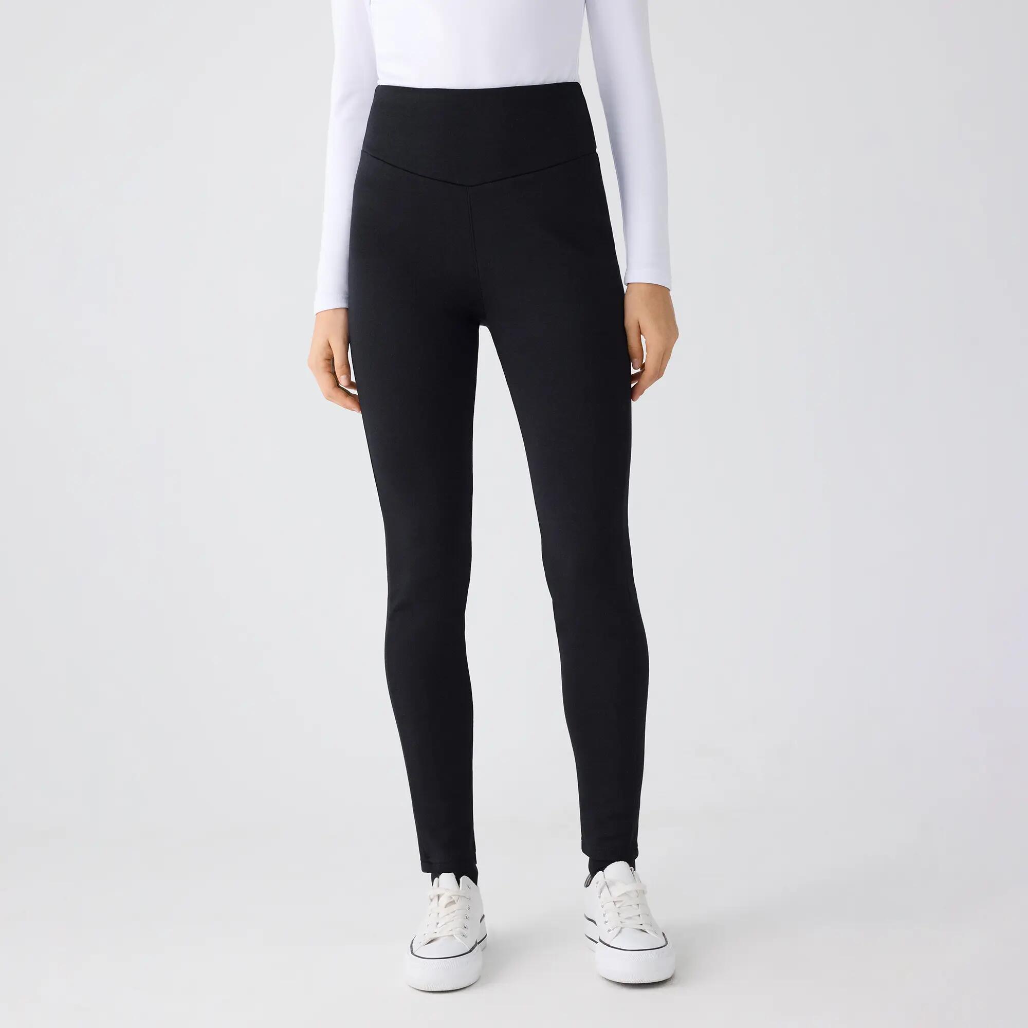 ULTRA TÉRMICO Leggings afelpados algodón negro 2/5