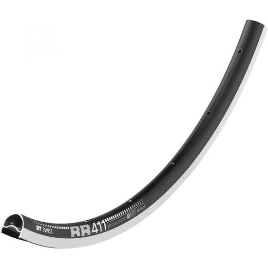 DT Swiss Felge RR 411 28"/700C 28 Loch Schwarz - leichte Hochleistungs-Rennra...