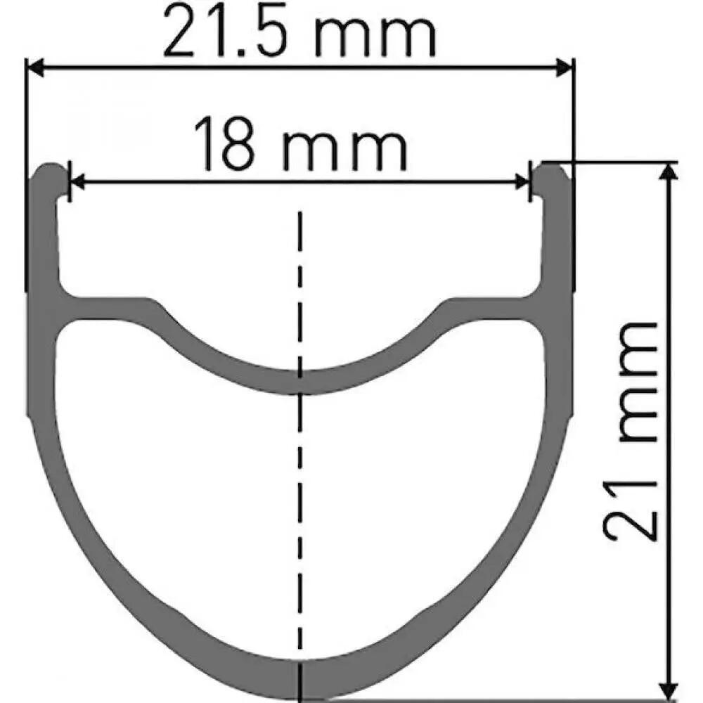 DT SWISS velg Rr 411 28 inch zwart 28 gaten 622-18 2/2