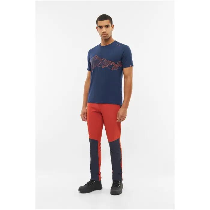 Tricou trekking Lenta Bamboo Light bărbați 6/8