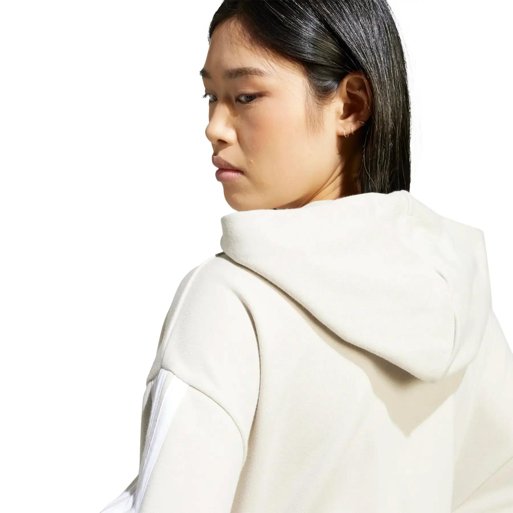 Veste à capuche entièrement zippée French terry 3 bandes Essentials 6/6