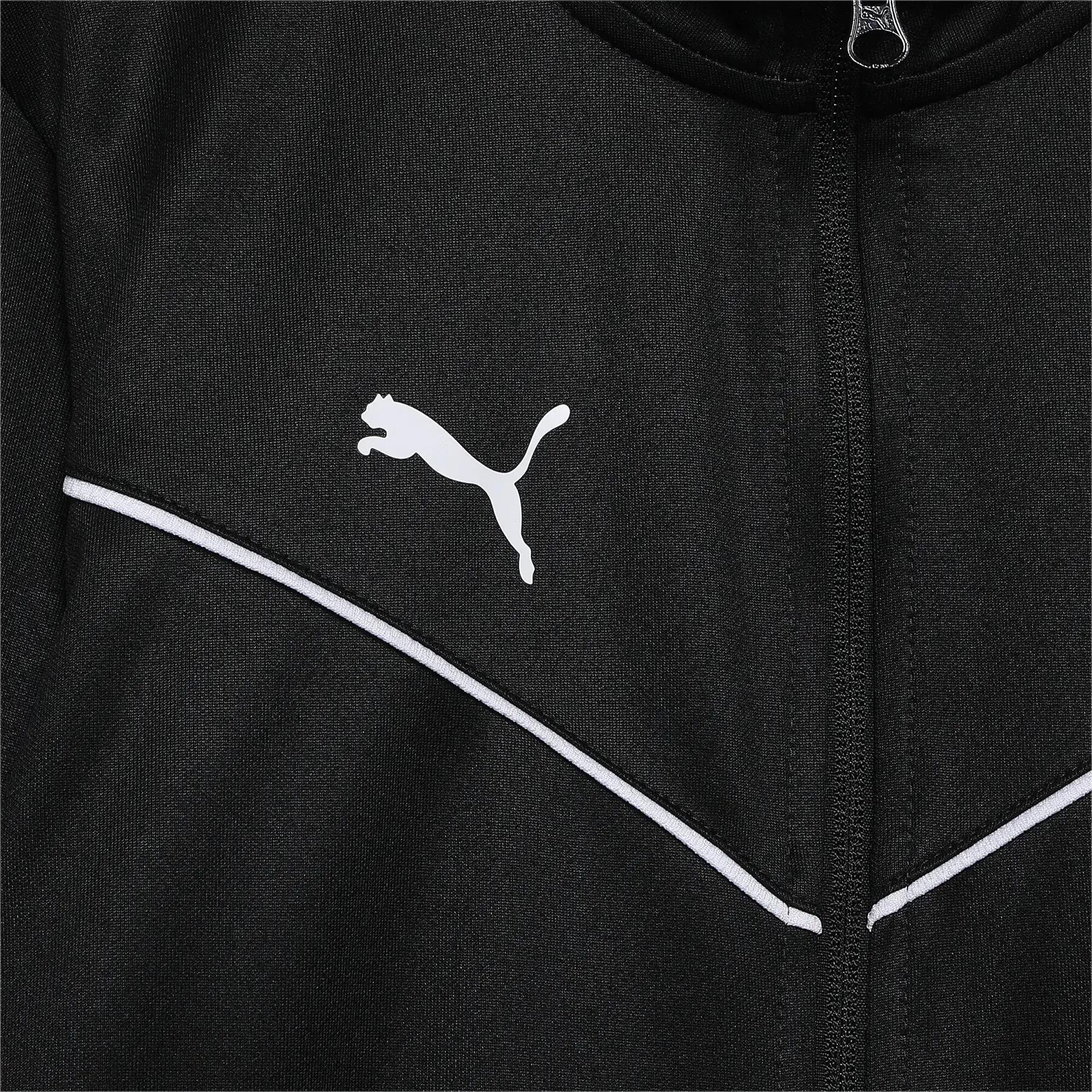 Chaqueta teamRise de Poliéster Entrenamiento para Niños/Niñas Negro 3/4