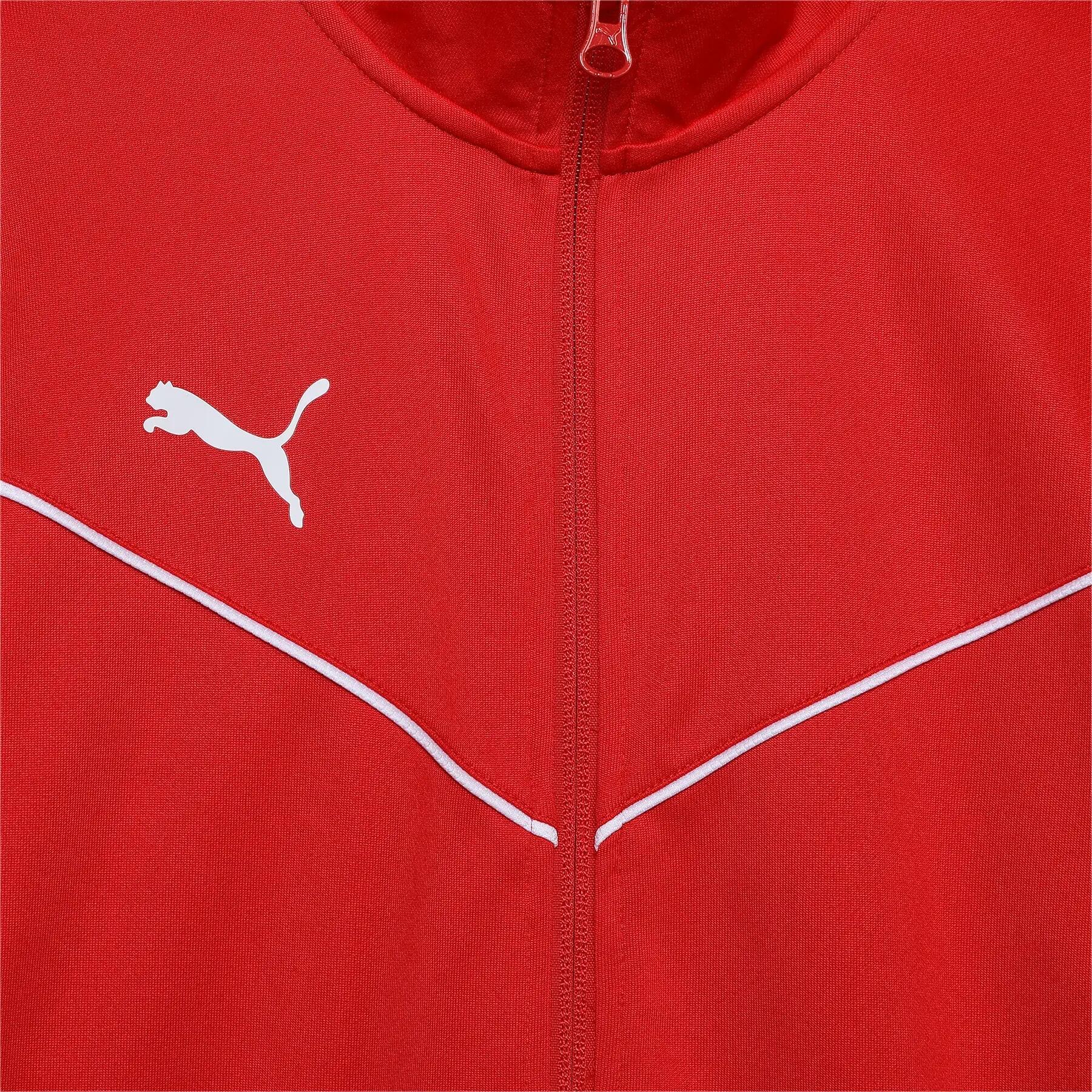 Chaqueta teamRise de Poliéster Entrenamiento para Niños/Niñas Rojo 3/4
