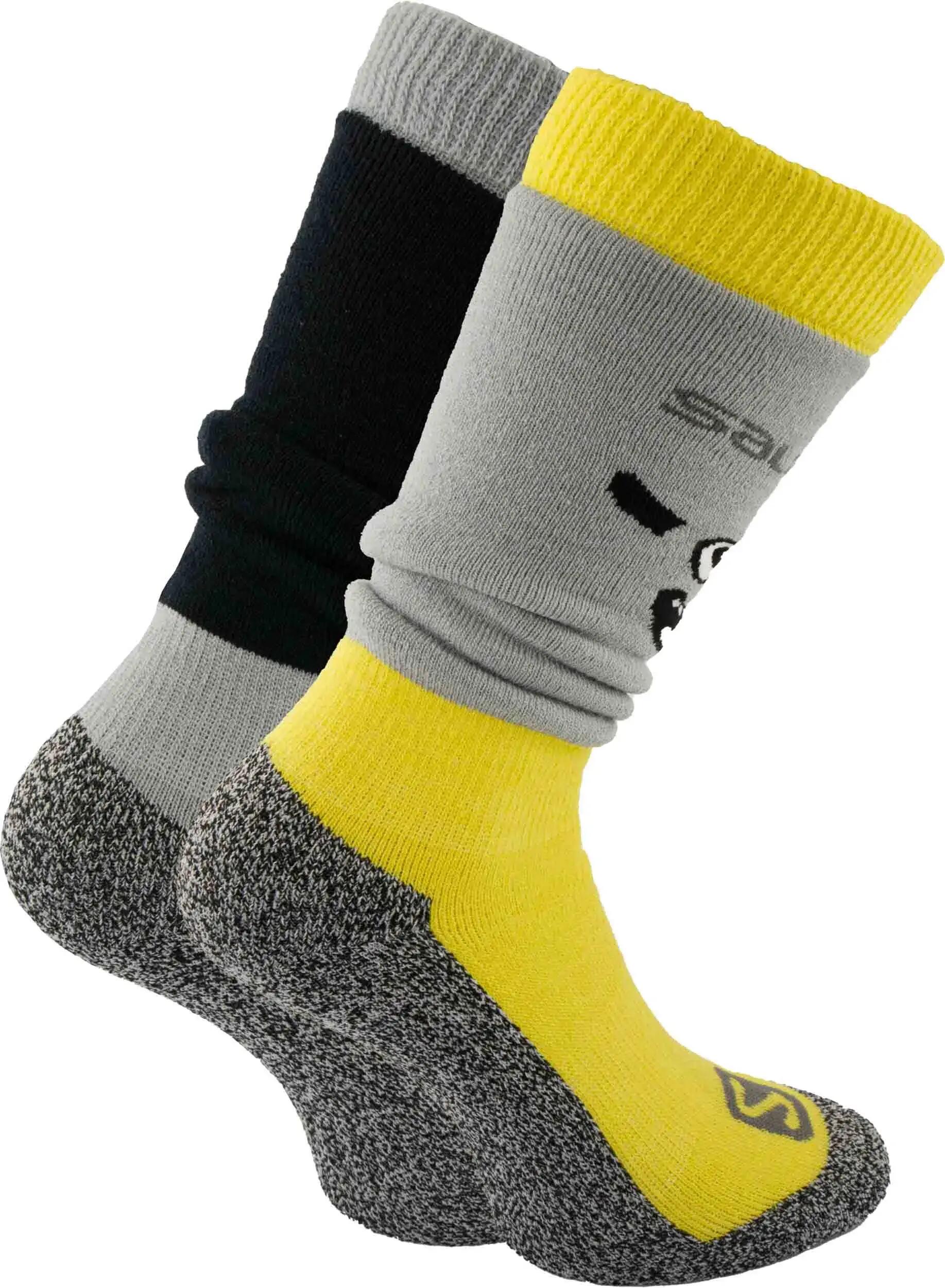 Salomon Jr Diablo M 2-pack Grijs/geel 2/2
