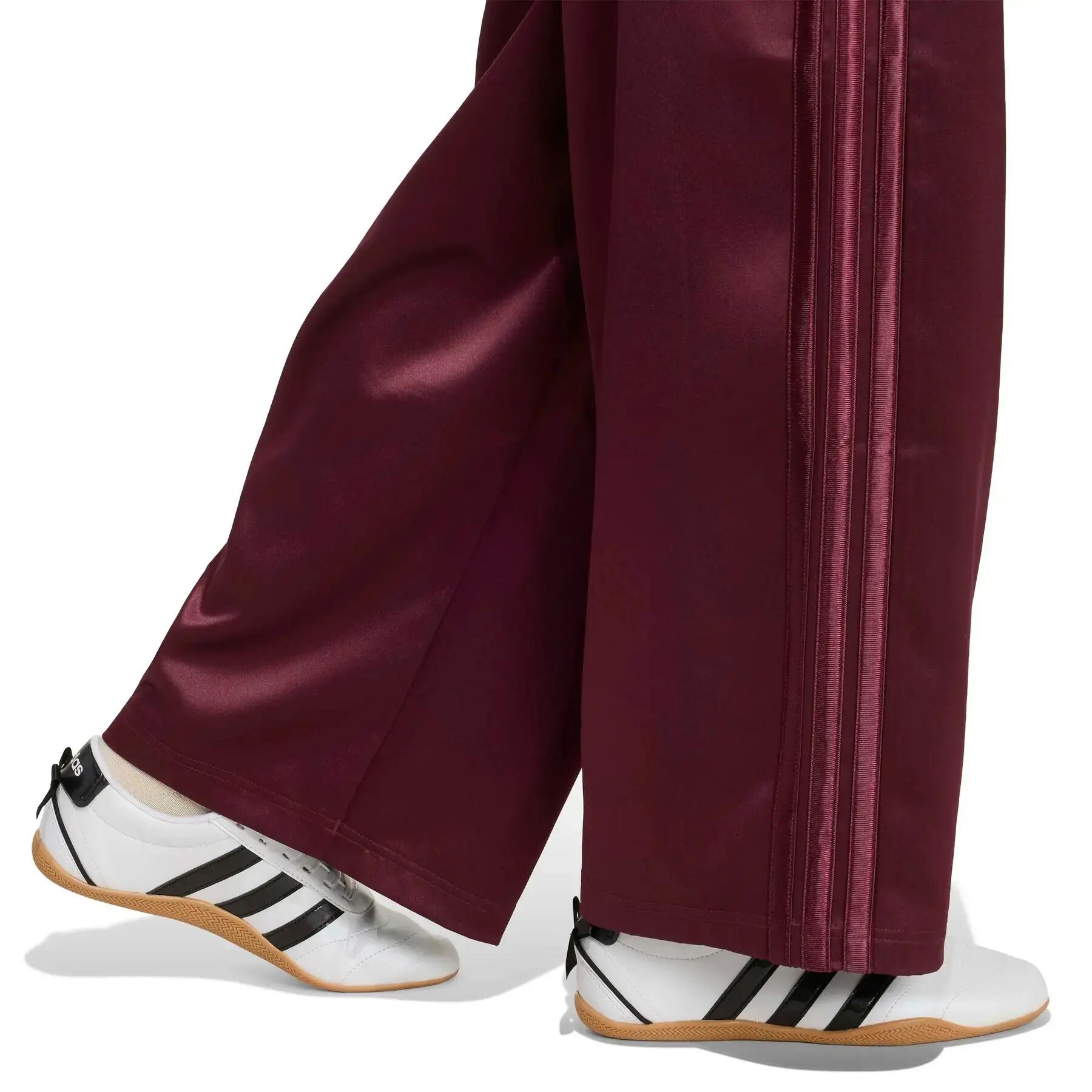 Pantalon de jogging jambes large satin fille adidas 6/6