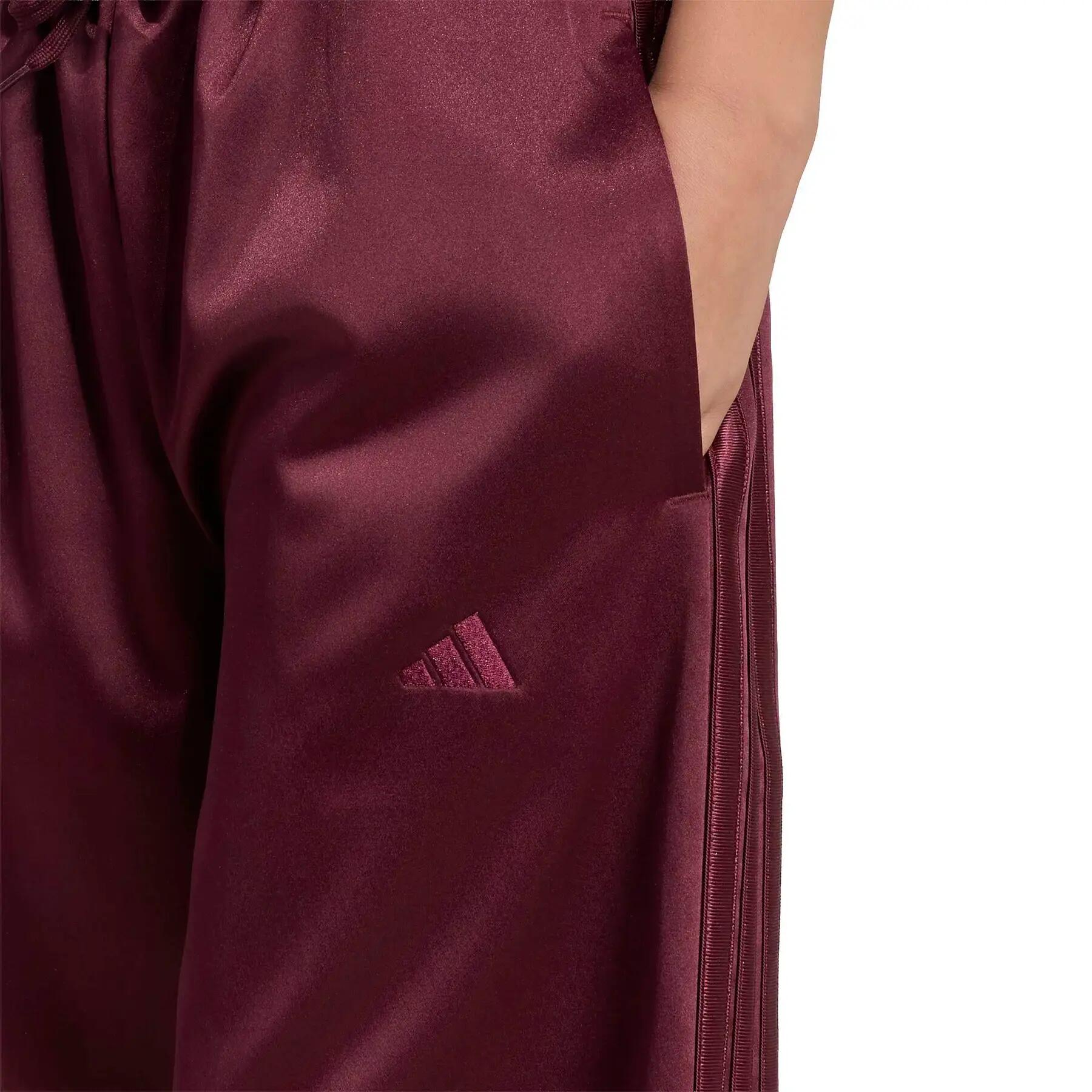 Pantalon de jogging jambes large satin fille adidas 5/6