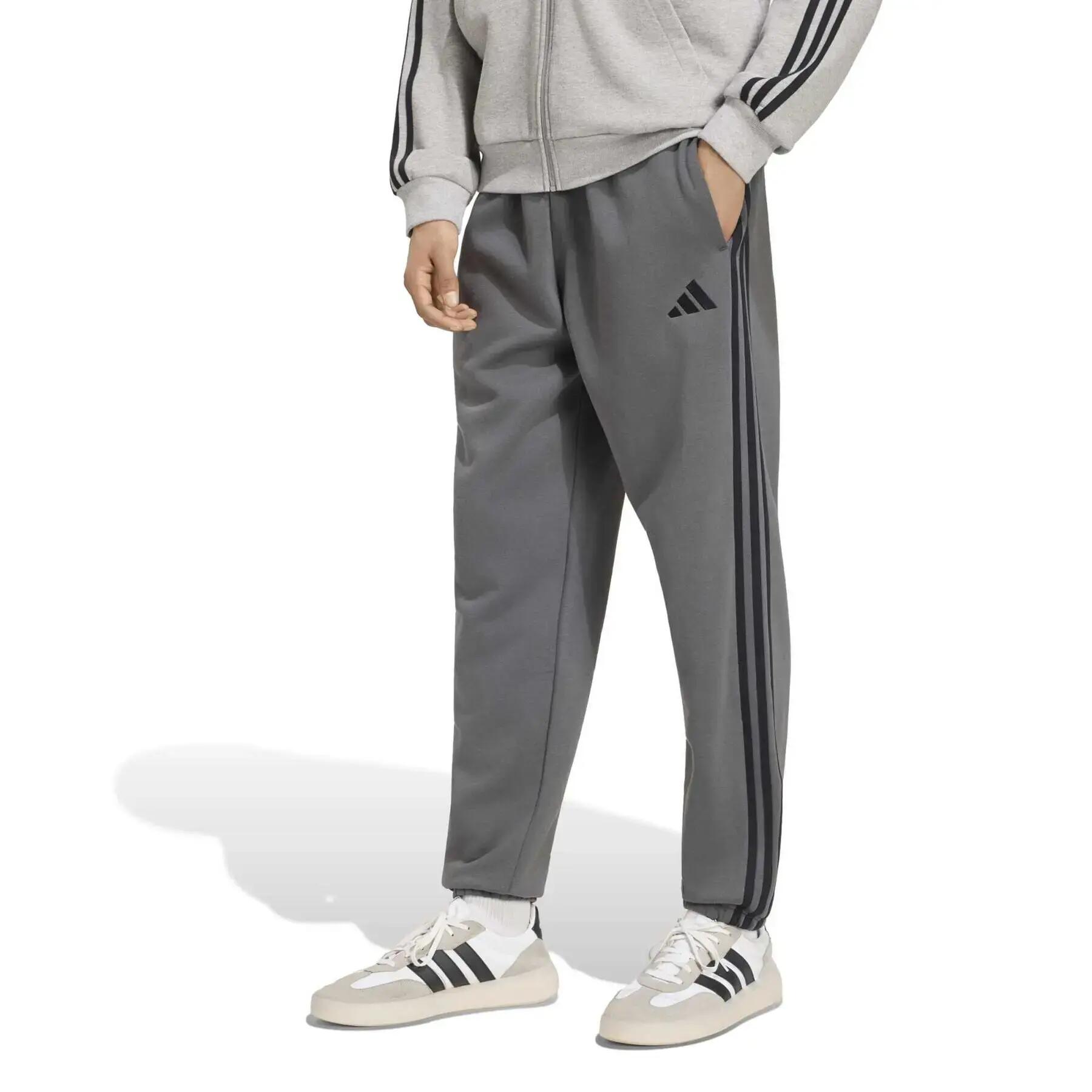 Pantaloni sportivi tapered adidas Essentials 3-Stripes Fleece Cuffed 2/11