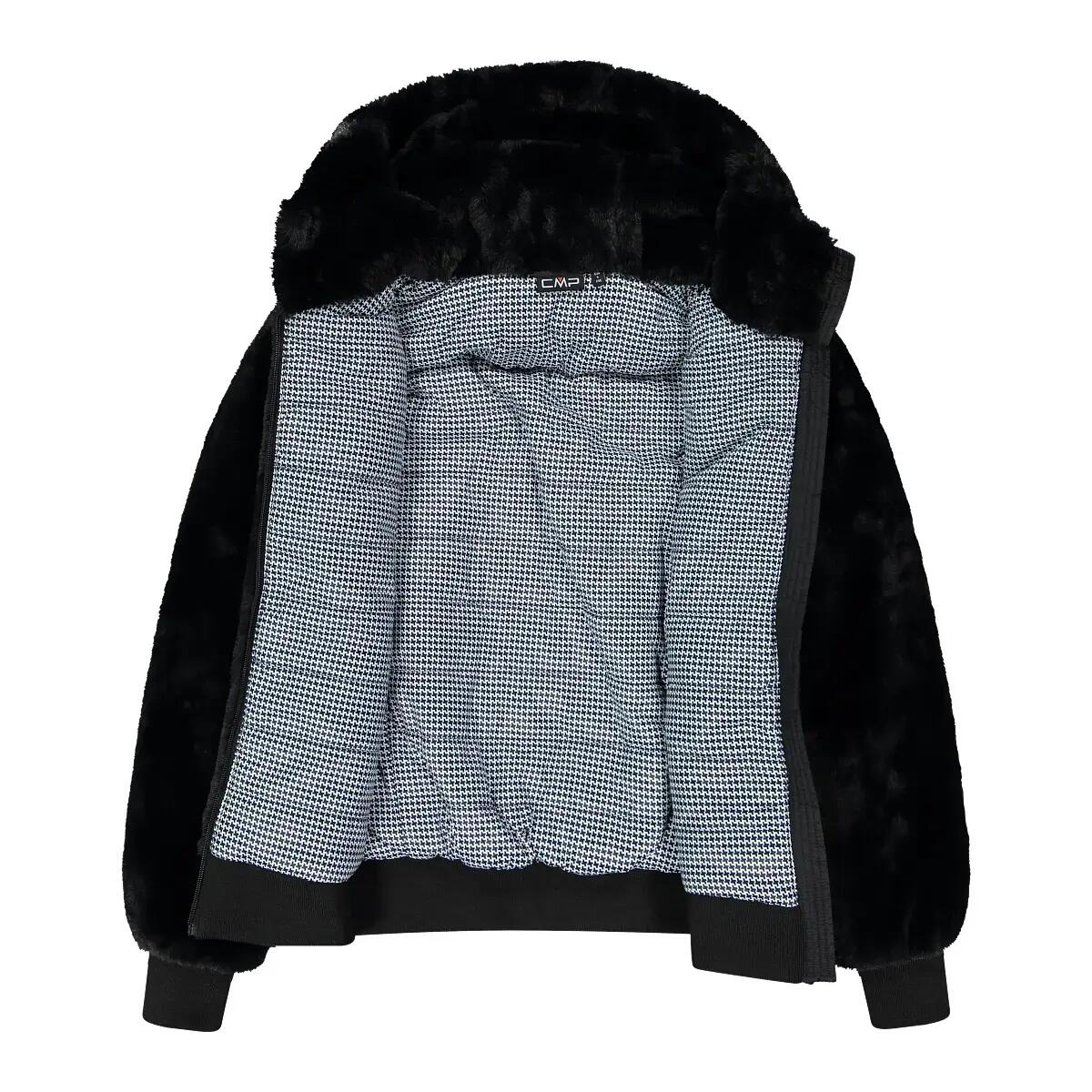 Veste à capuche en fausse fourrure femme CMP 4/9