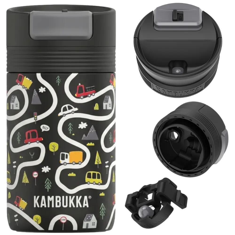 Kubek termiczny na kawę, herbatę termos do auta Cabo 300ml - Playway Roads 3/3