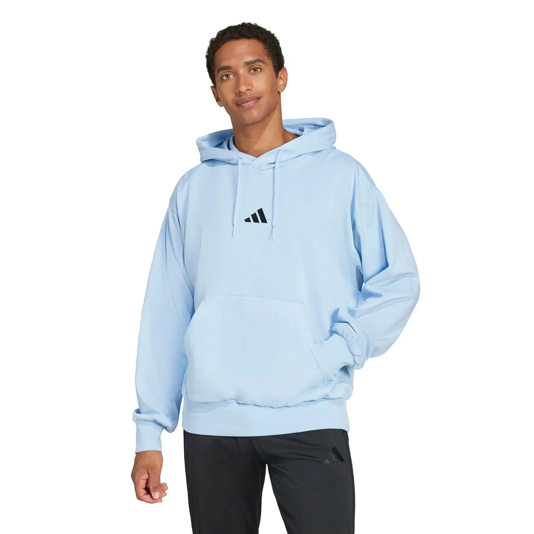 Hooded sweatshirt adidas Essentials Feelcozy Fleece 2/6