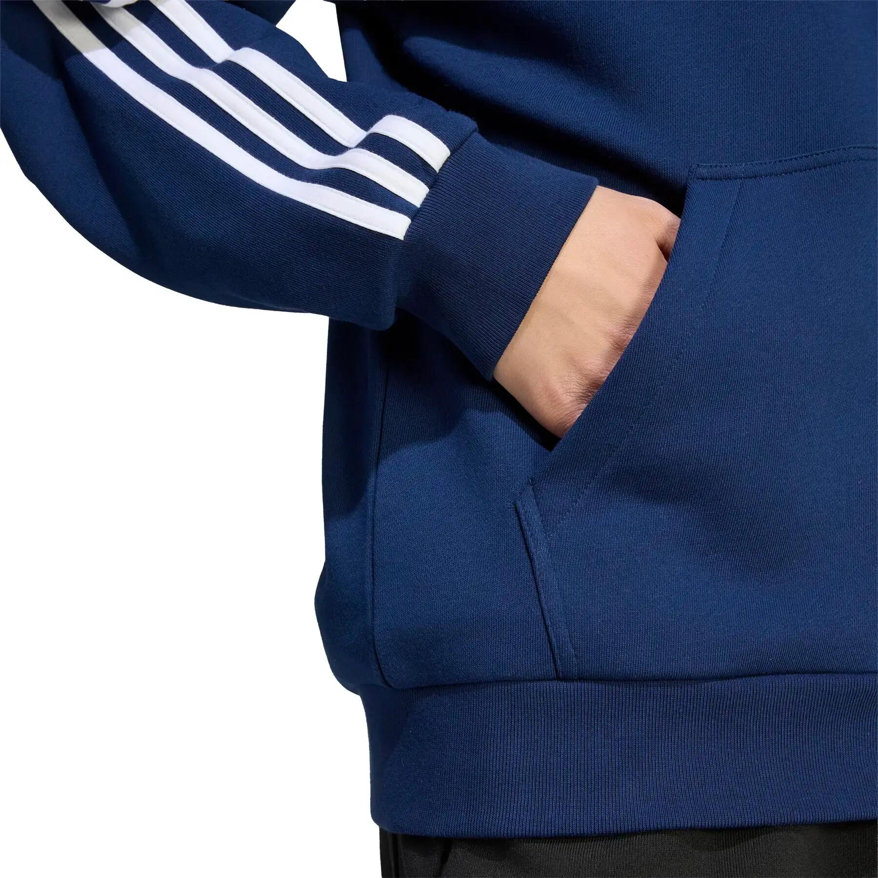 Chaqueta con capucha Essentials 3-Stripes de felpa y cierre de cremallera 6/7