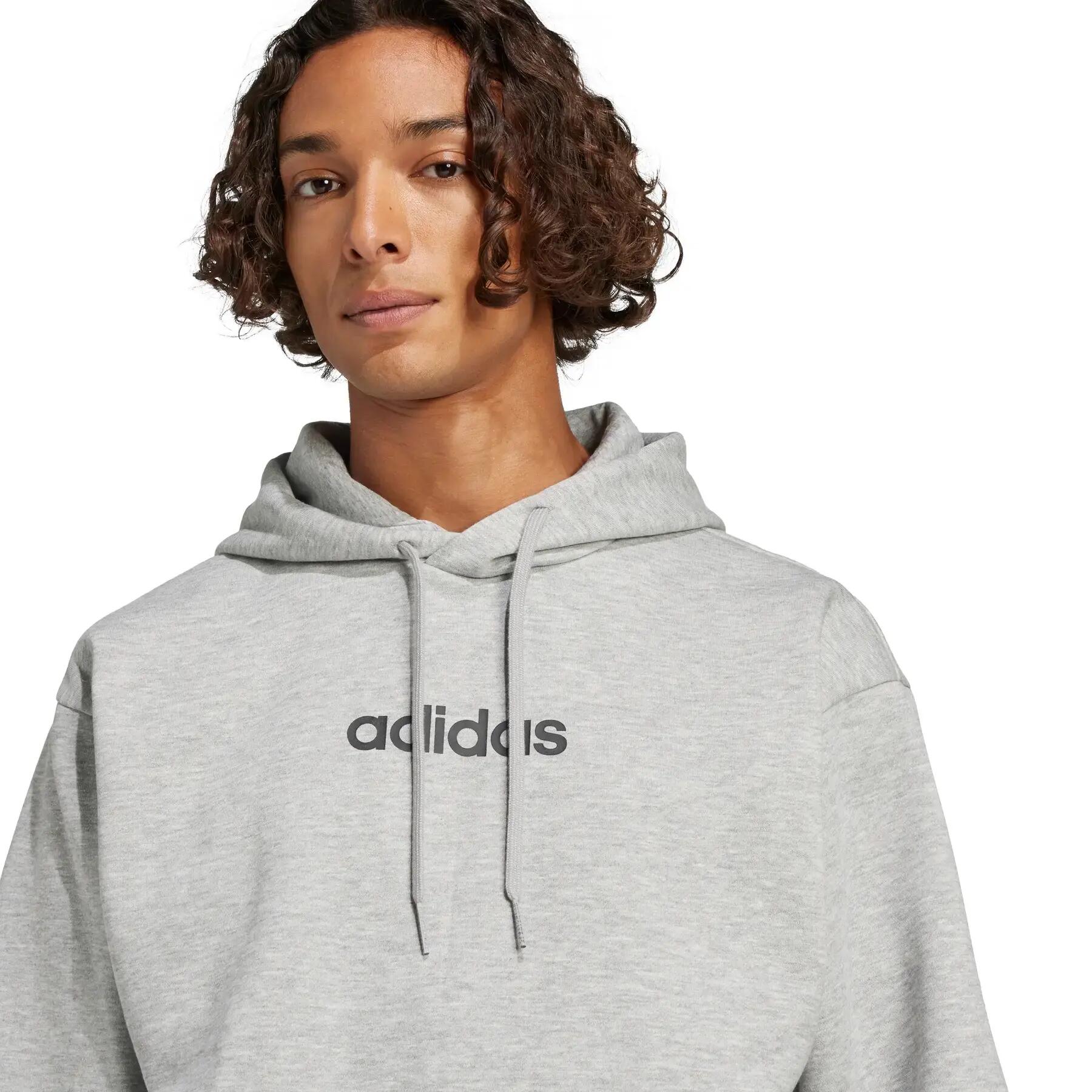 Bluza z kapturem adidas Essentials Linear Fleece 6/6