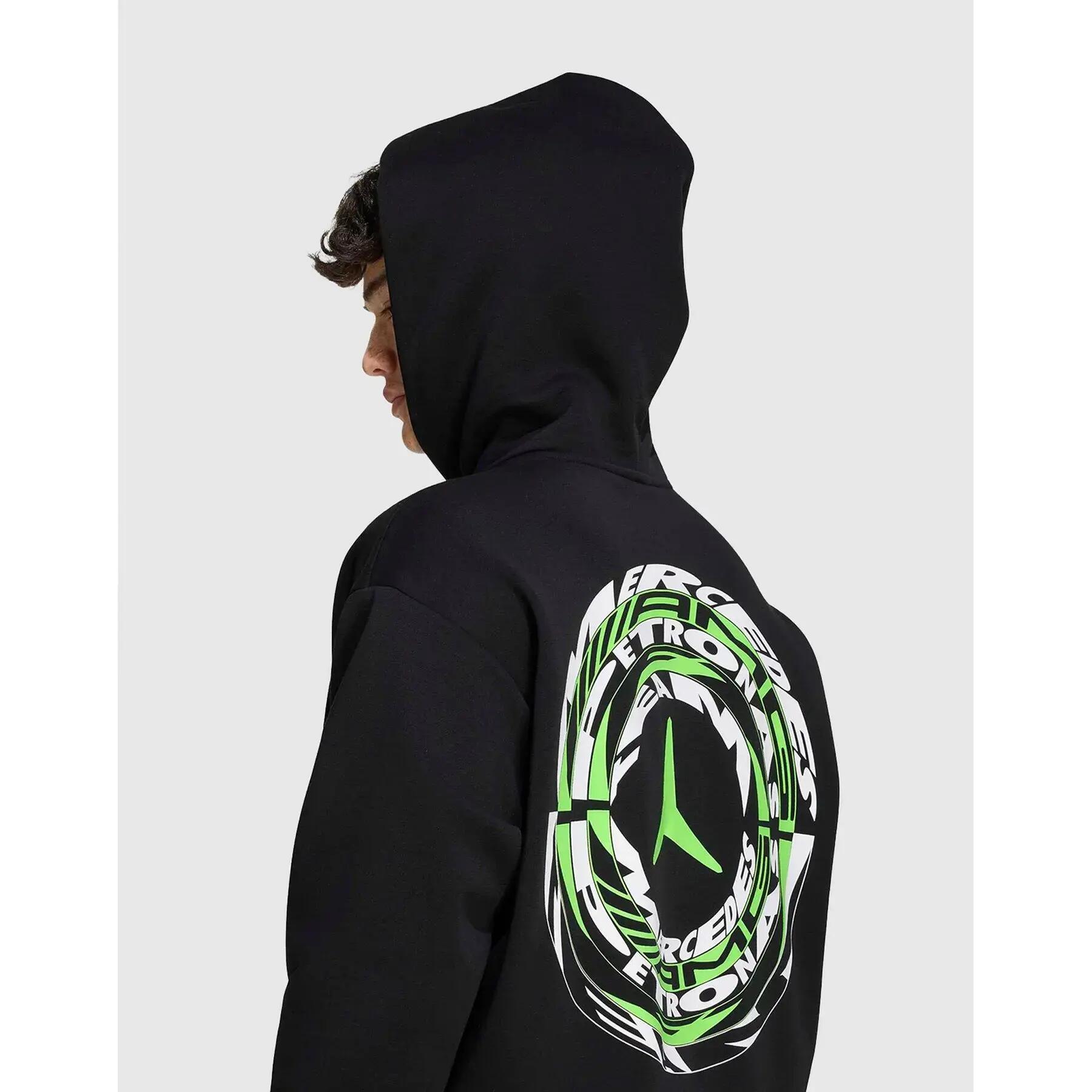 MERCEDES AMG PETRONAS FORMULA 1 TEAM LIGHTS ON HOODIE 7/7