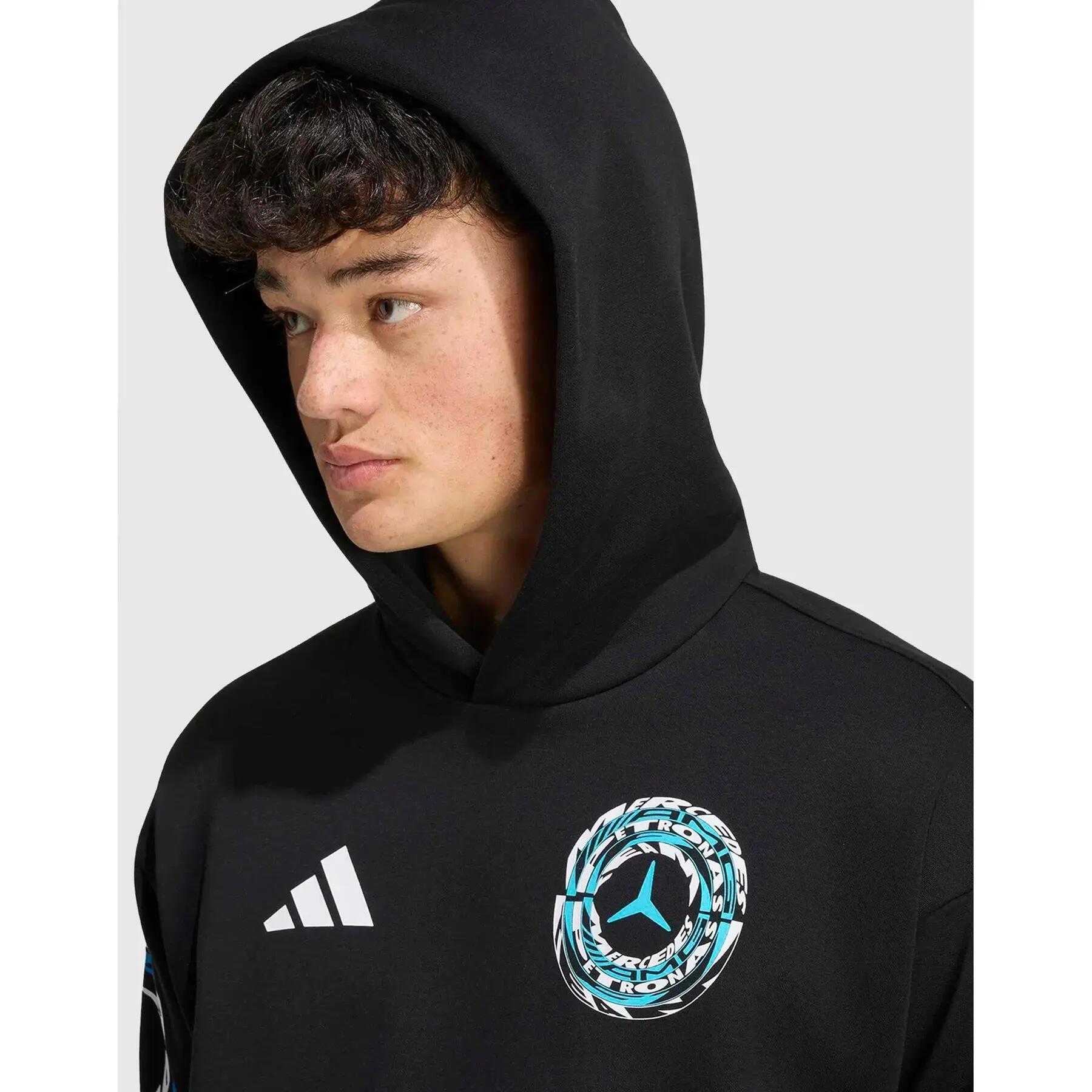 MERCEDES AMG PETRONAS FORMULA 1 TEAM LIGHTS ON HOODIE 6/7