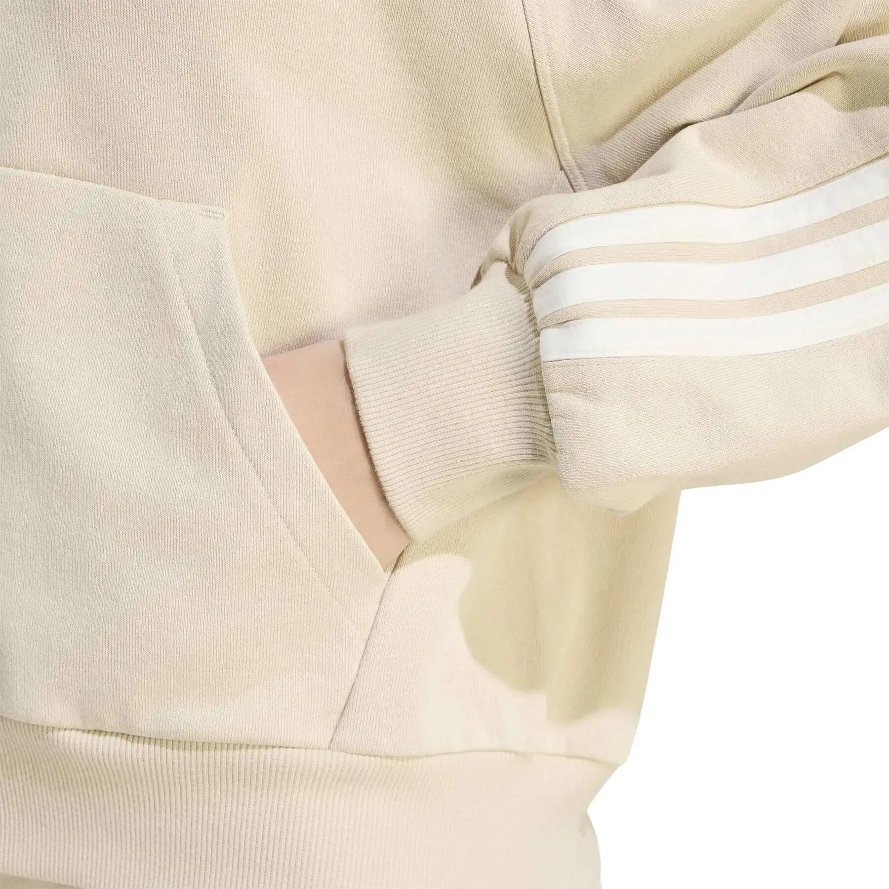 Sweatshirt à capuche full zip femme adidas 3-Stripes 6/6