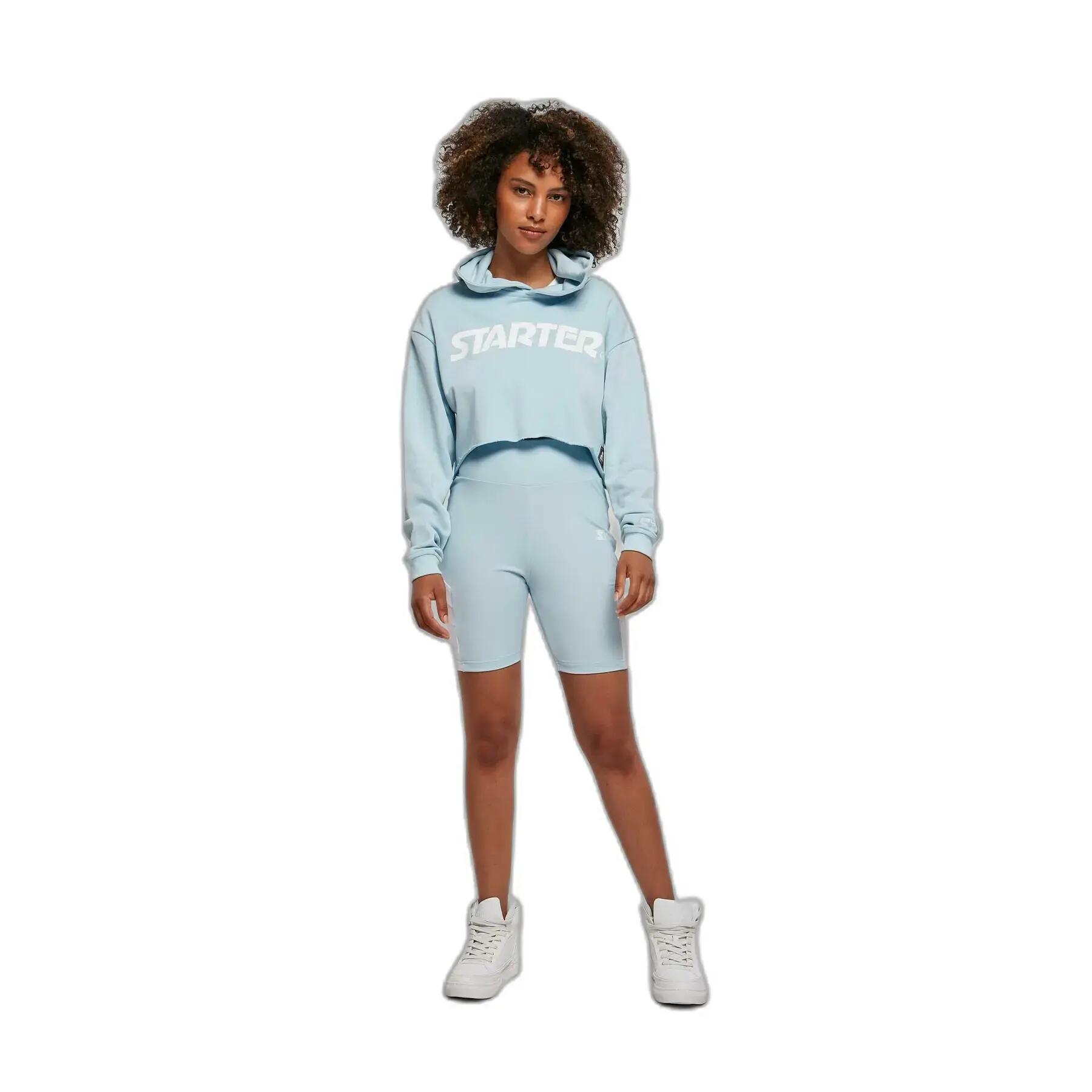 Sweatshirt court à capuche femme Urban Classics Starter 3/7