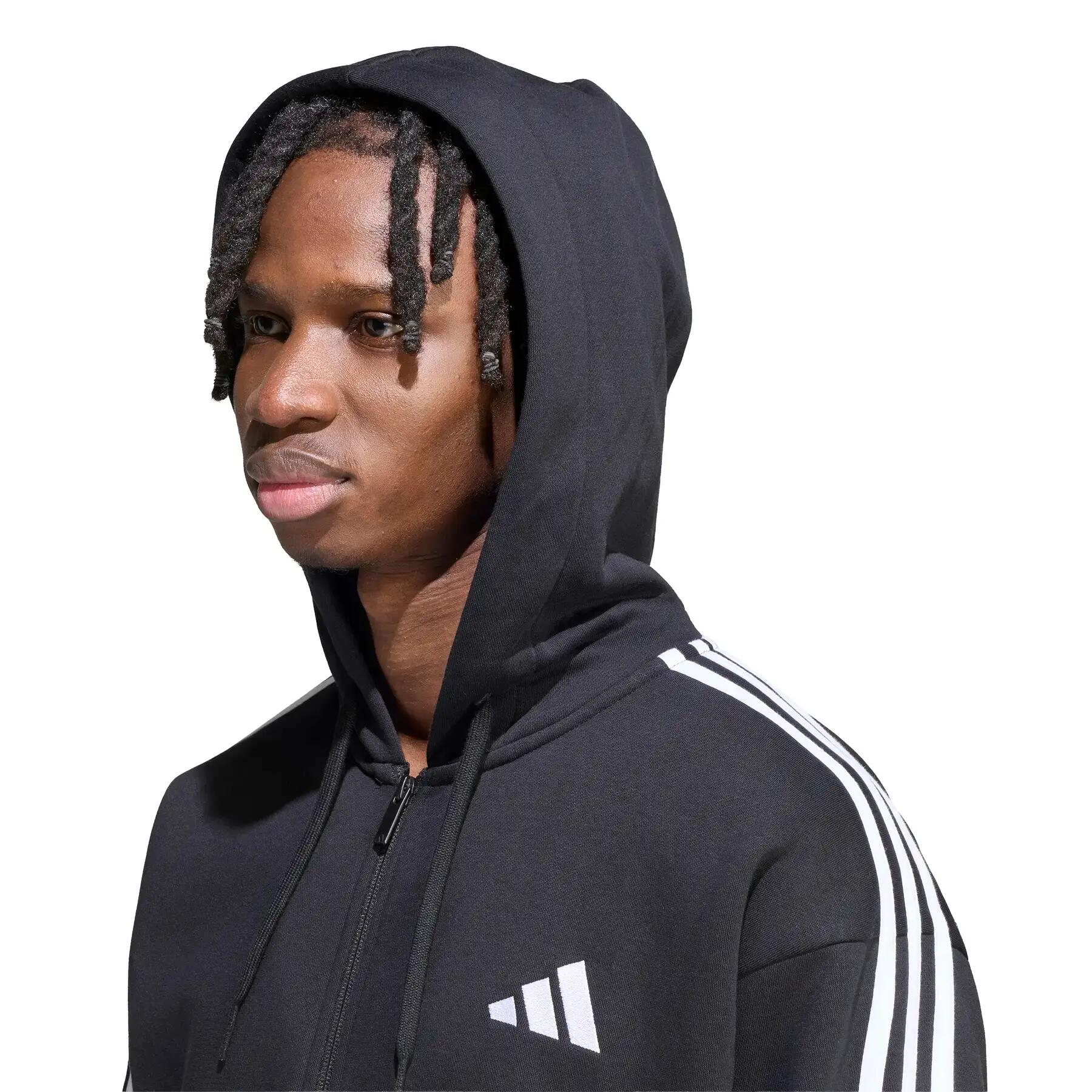 Sweat Adidas Sport M 3S Fl Fz Hd Adulte 6/6