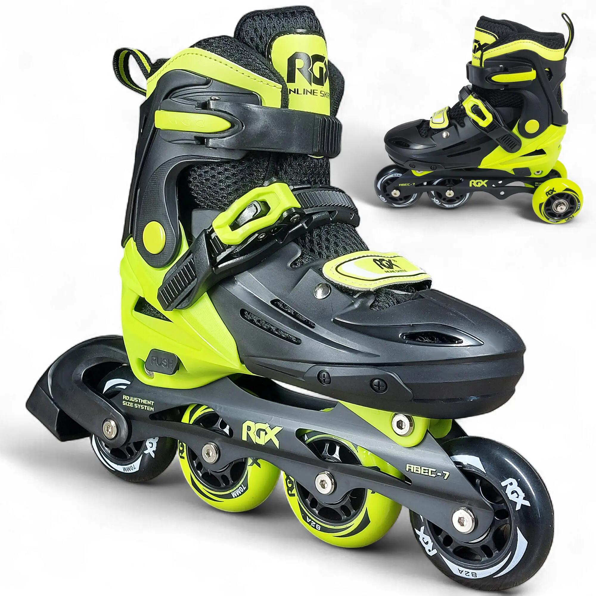 Pattini in Linea Bambini Regolabili 4 Misure RGX-SK01 1/8