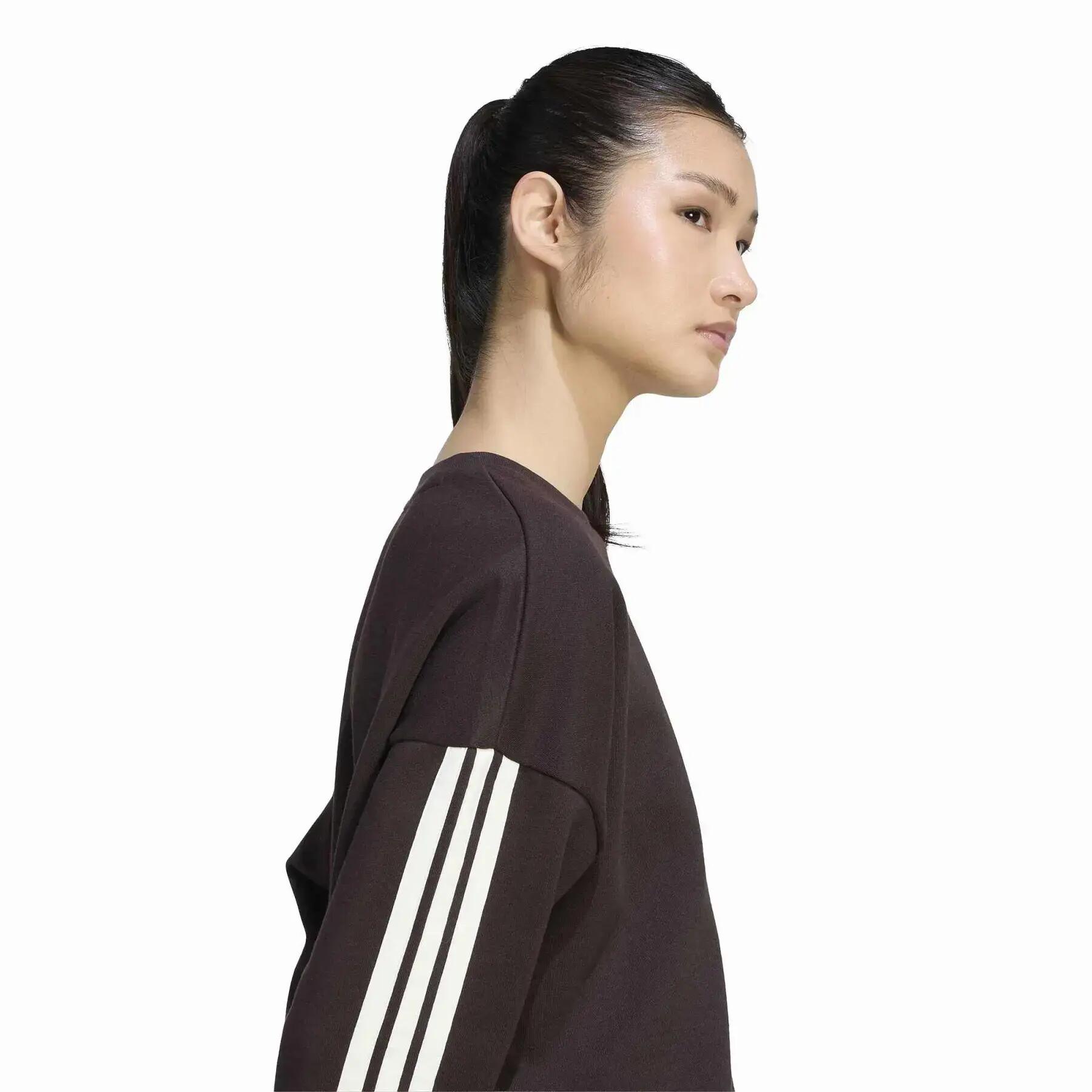 Sweatshirt polaire femme adidas Essentials 3-Stripes 6/6