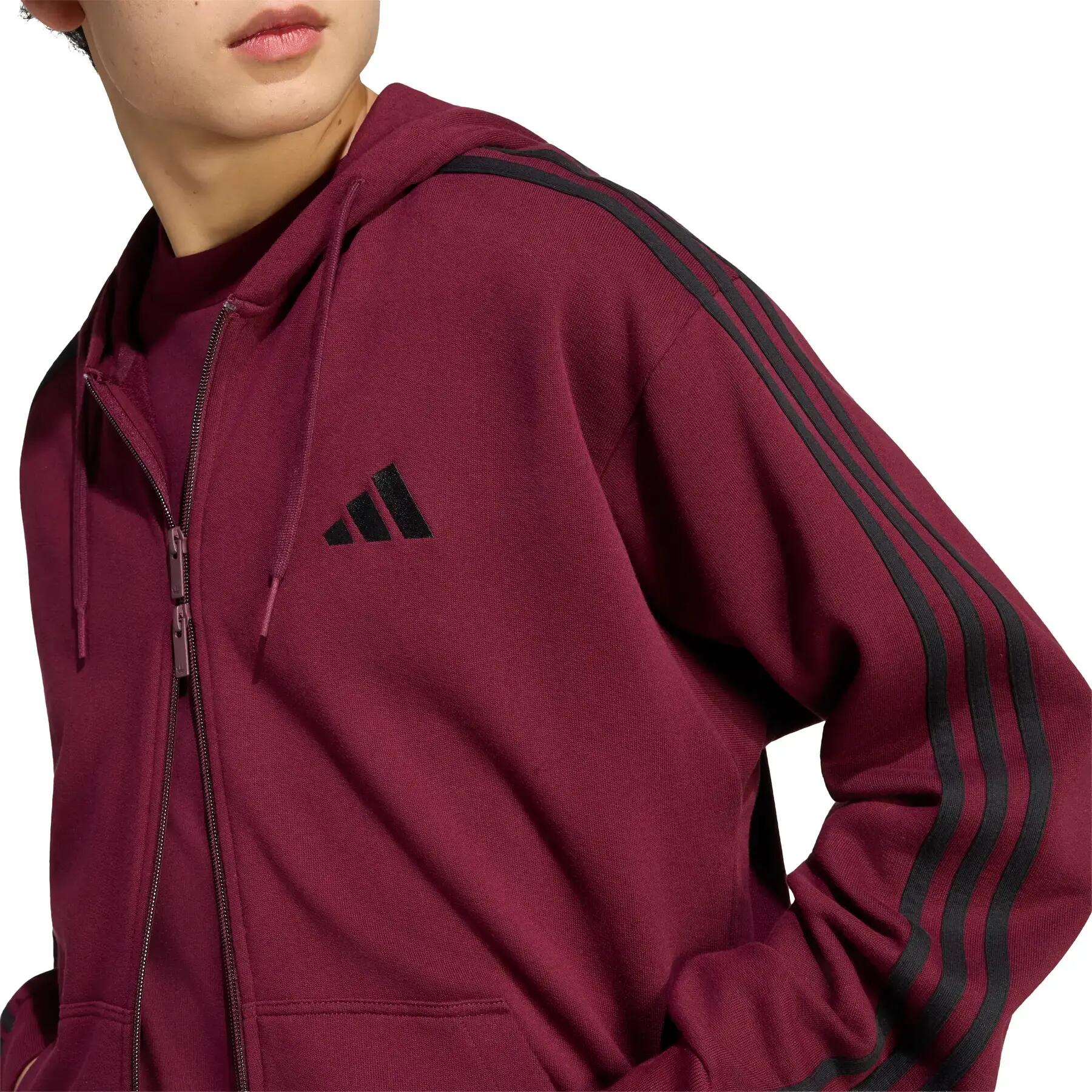 Sweatshirt à capuche zippé adidas Essentials 3-Stripes 5/6