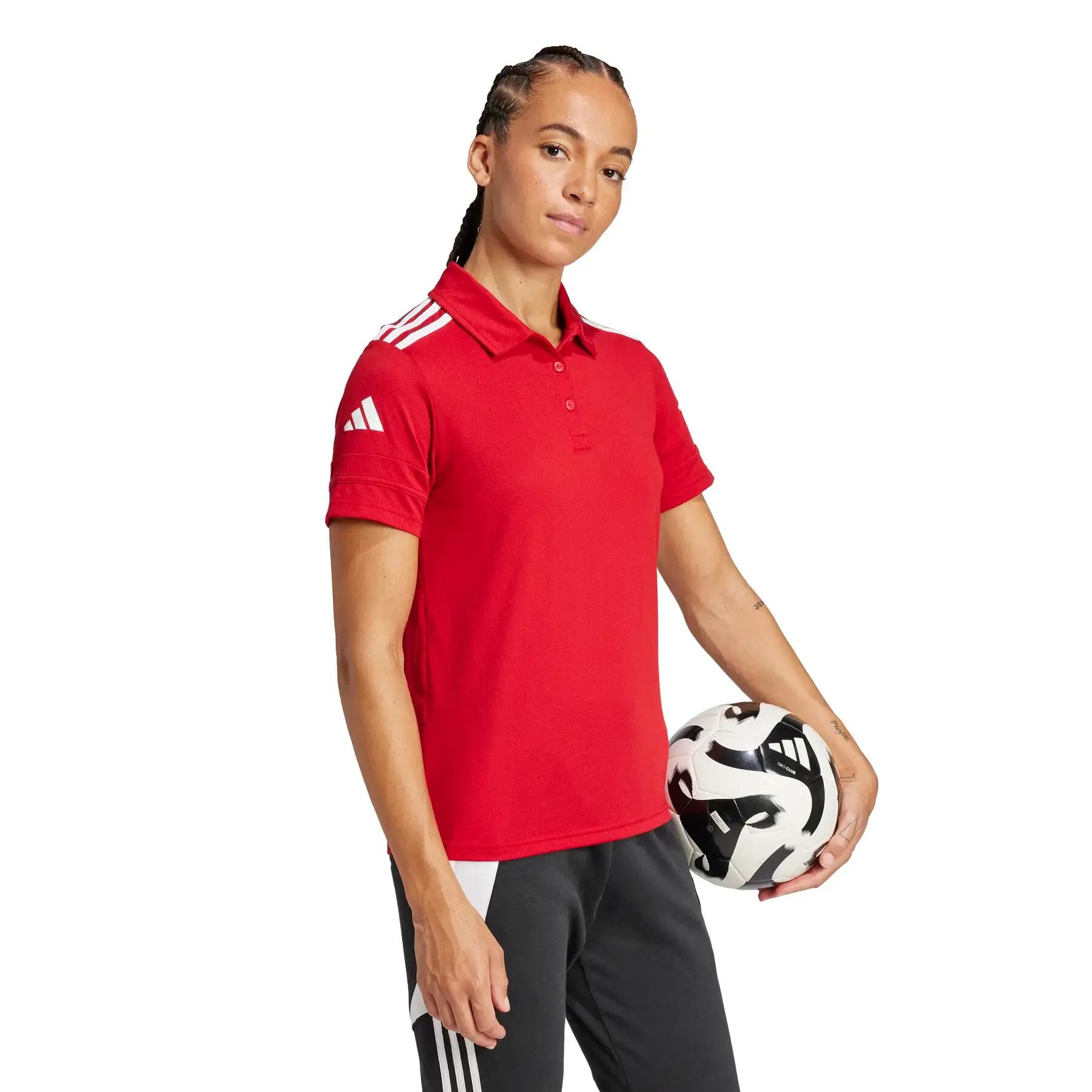 Polo cotton femme adidas Squadra25 3/8