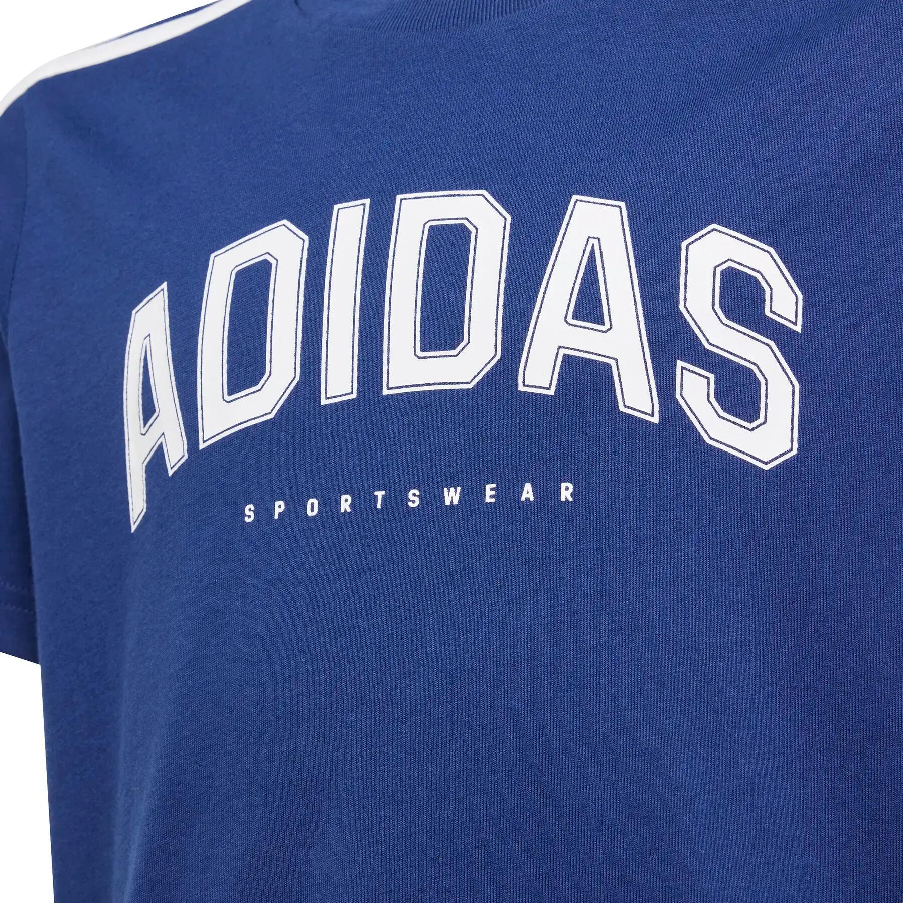 T-shirt de criança adidas Codes Collegiate Graphic 3/5