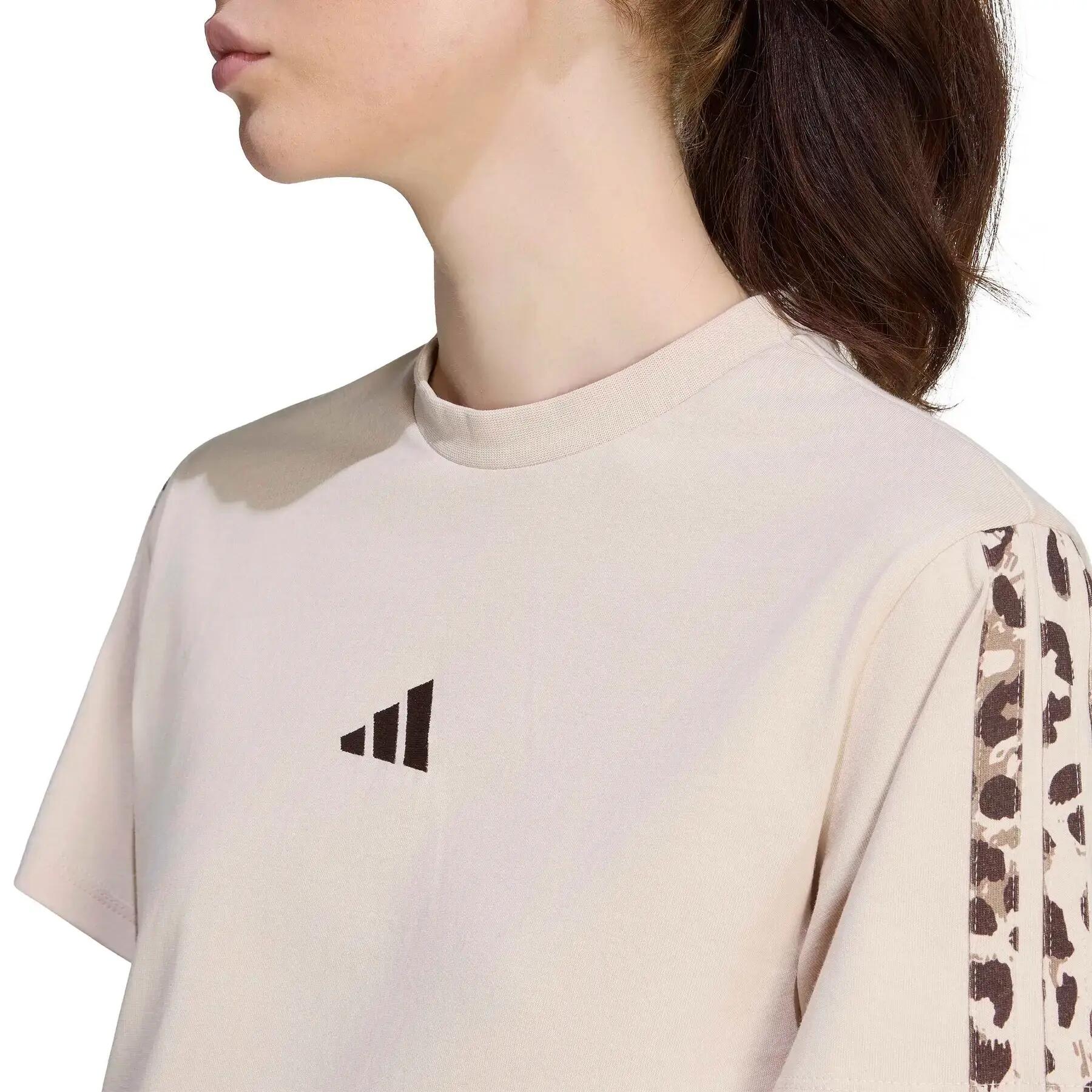 T-shirt stampato animale donna adidas Essentials 3-Stripes 5/6
