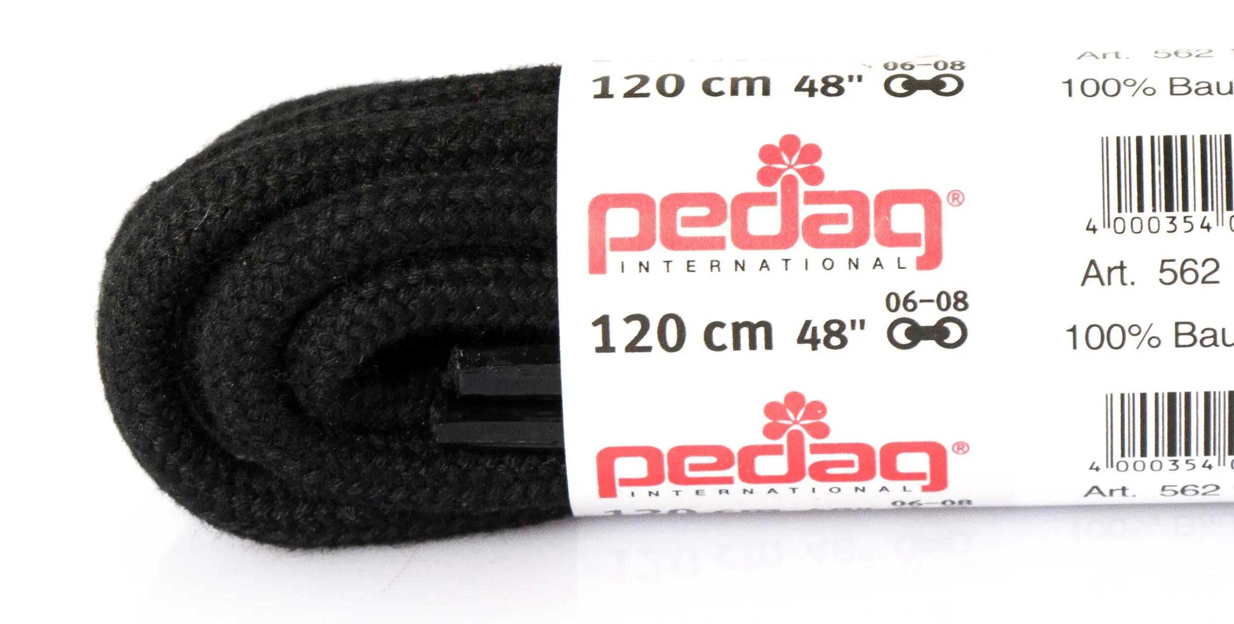 Pedag Schoenveters Extra Dik 120 Cm Zwart 2/2