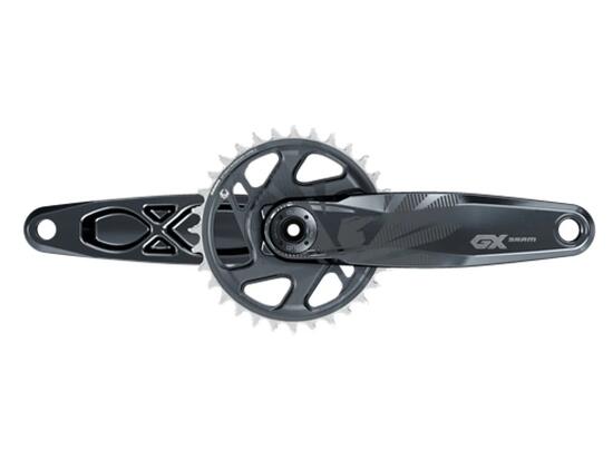 Sram Kurbelgarnitur Gx Eagle Fat4 Dub Schwarz