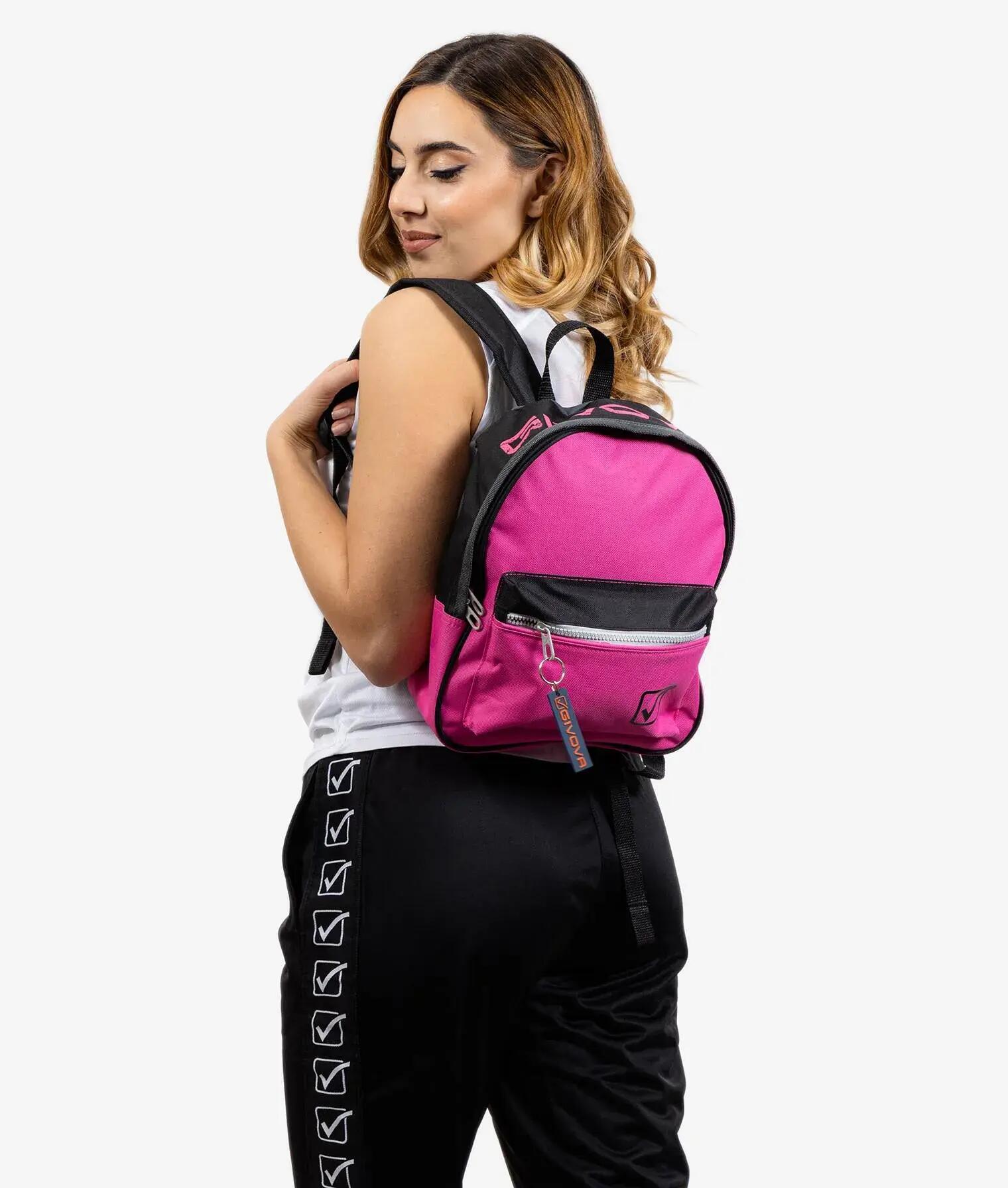 Hátizsák Givova University Fukszia-fekete Pink 3/3