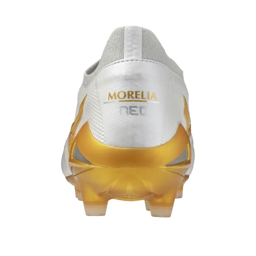 Buty do piłki nożnej Mizuno Morelia Neo IV Beta Japonia Biały/Złoty/Szary 4/7