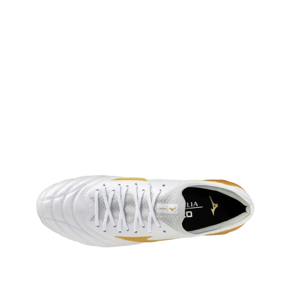 Buty do piłki nożnej Mizuno Morelia Neo IV Beta Japonia Biały/Złoty/Szary 3/7