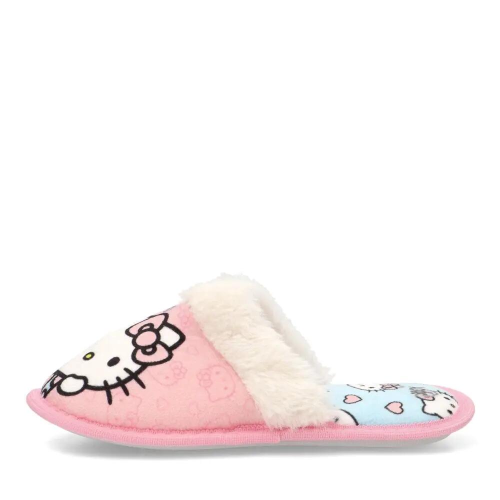 Open kinderpantoffels met zachte voering roze Hello Kitty 4/6