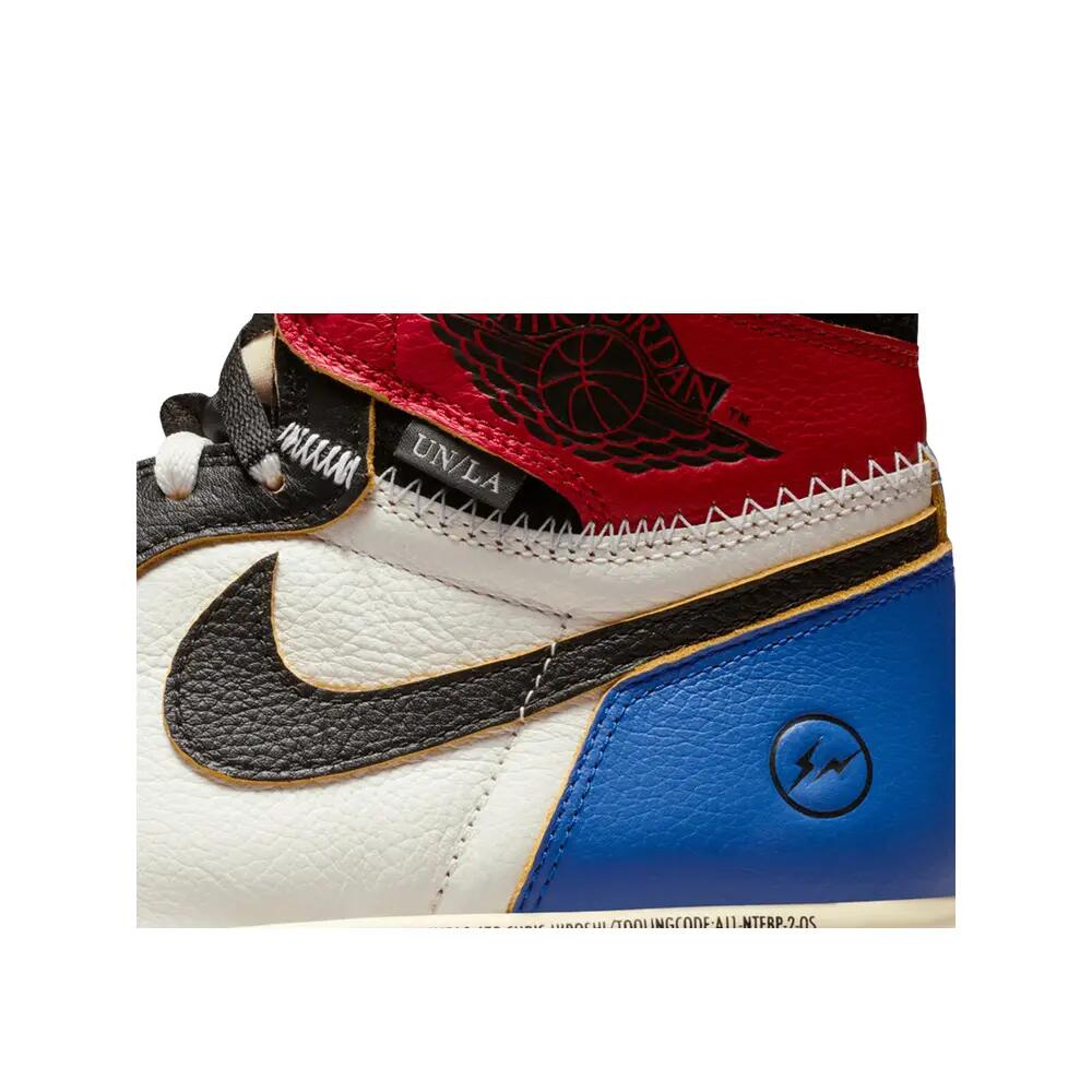 Chaussures  1 Retro High OG SP Fragment x Union LA Varsity Red Sport Royal 8/10