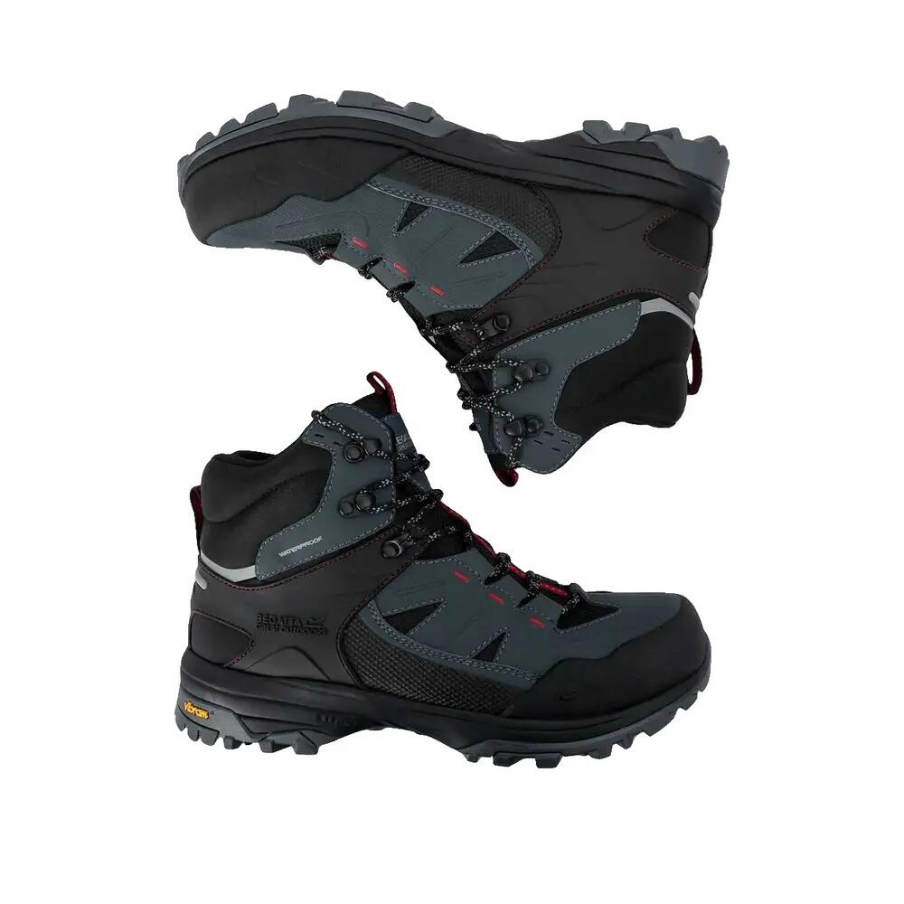 Mens Regen Vibram Waterproof Walking Boots 8/10