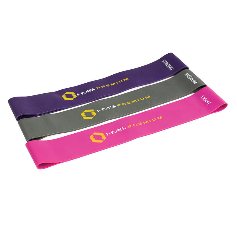 Set de benzi elastice pentru antrenament PRO SET HMS GU04