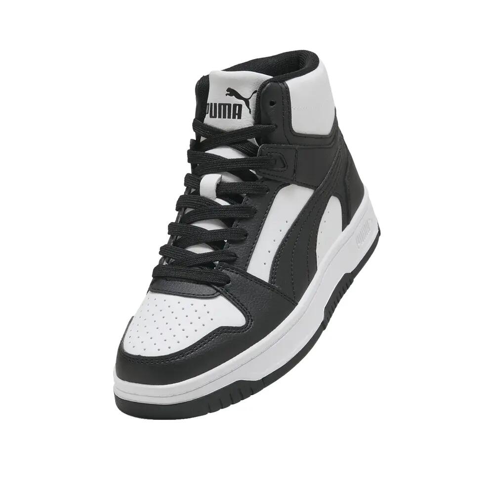 Scarpe PUMA Rebound Slam Mid Jr Bianche 6/6