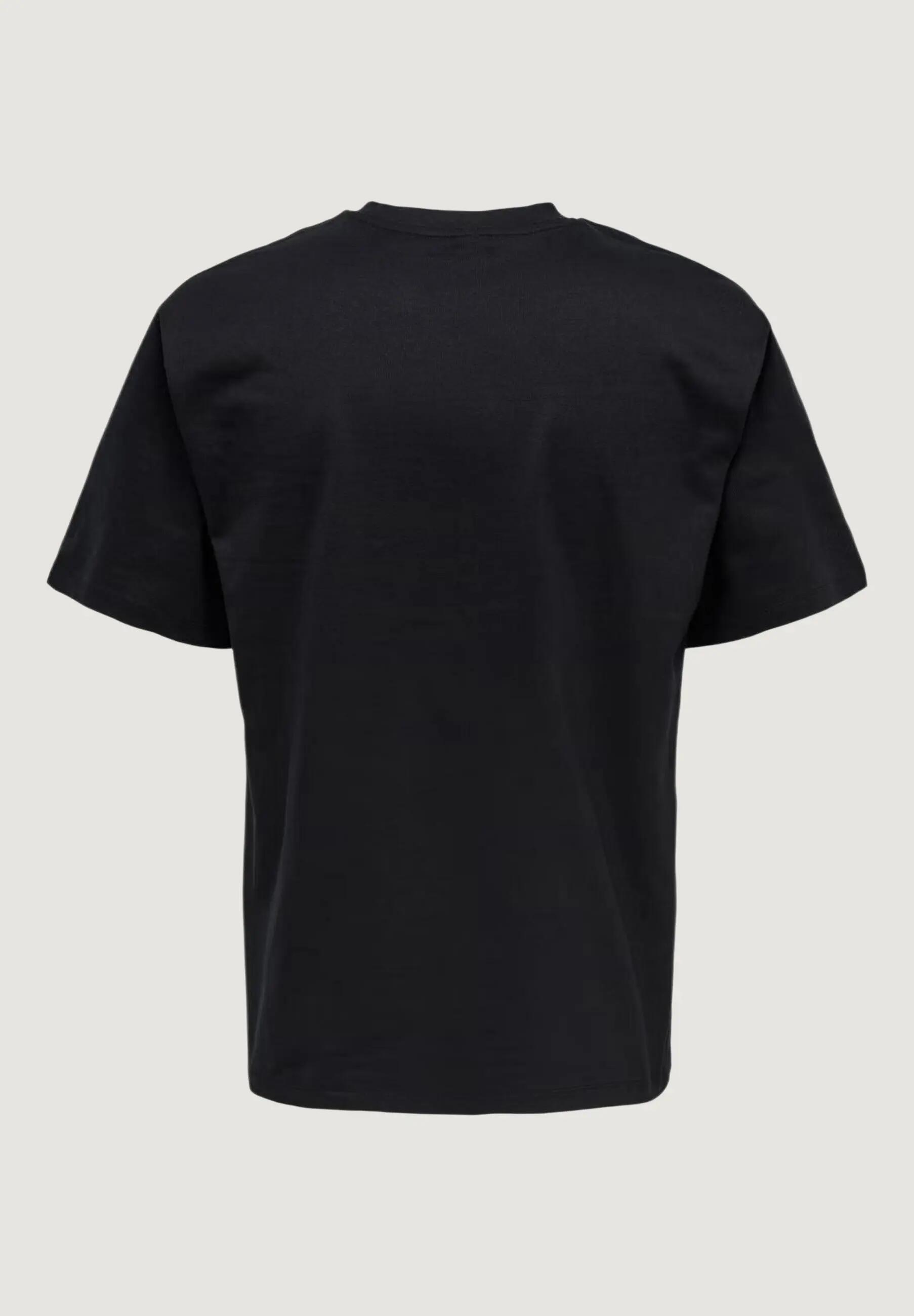 T-shirt maniche corte Uomo Onsfred Life Rlx Ss Tee Noos Nero 5/5