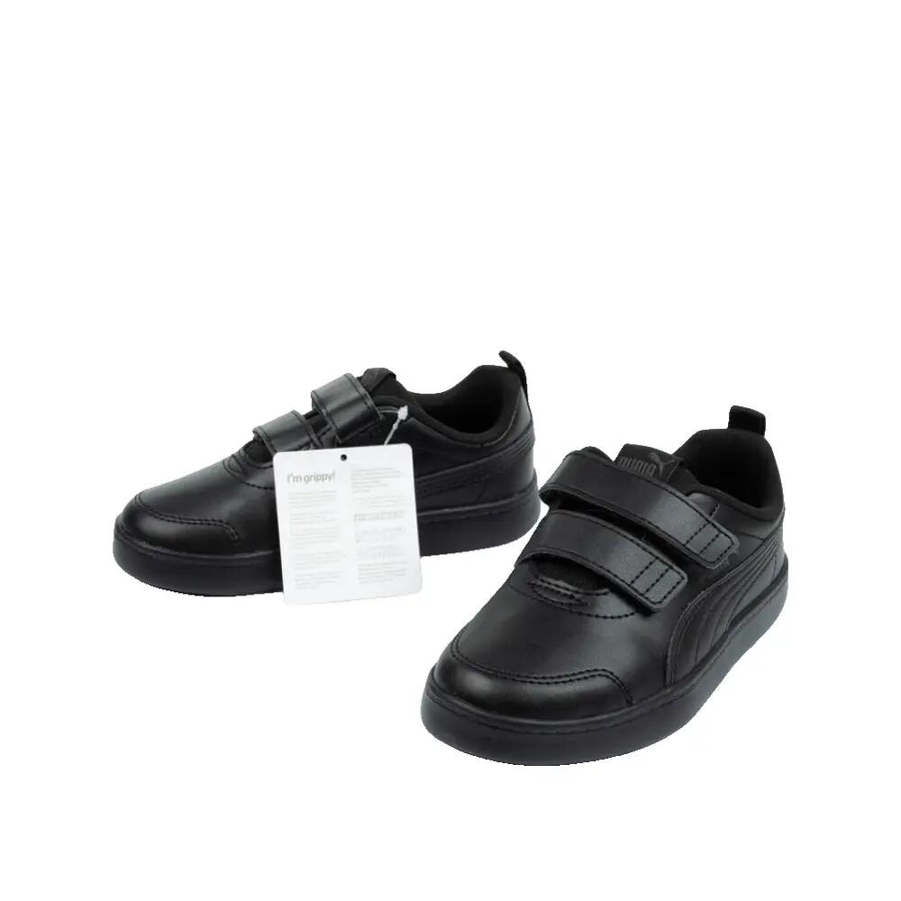 Puma Courtflex v2 V scarpe infantili in pelle sintetica 8/10