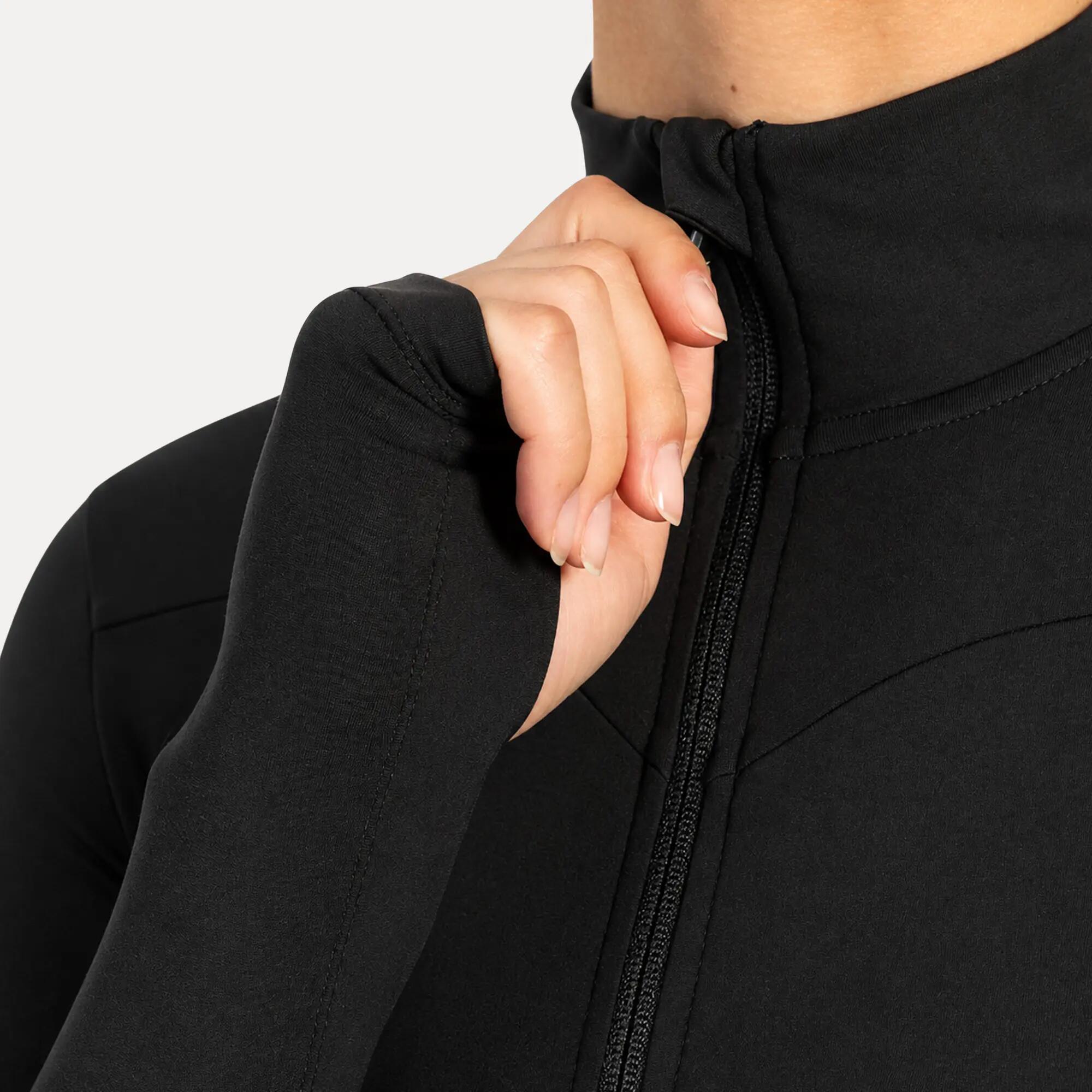 Damen Trainingsjacke Kenna Schwarz 5/6