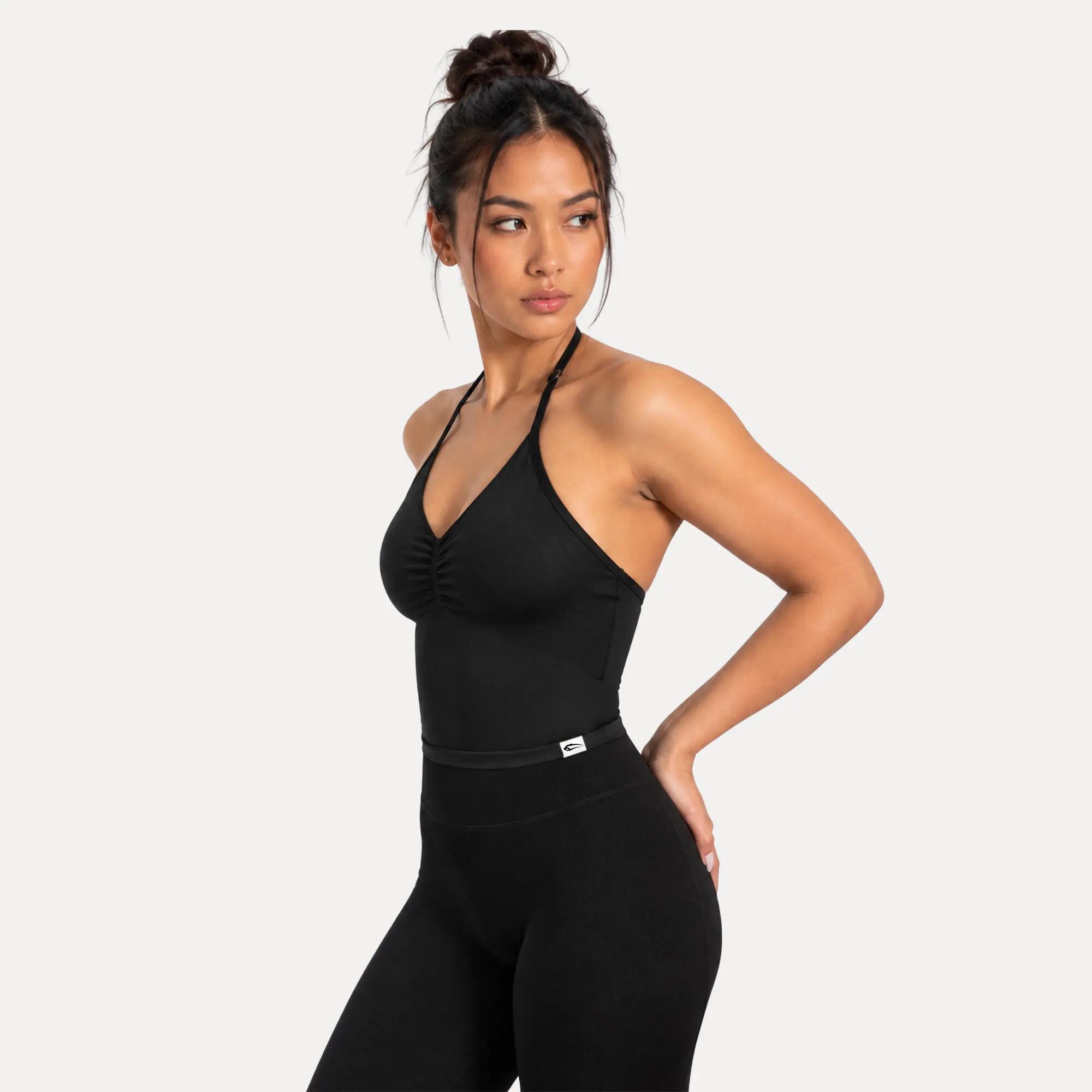 Damen Crop Top Malena Schwarz 2/6