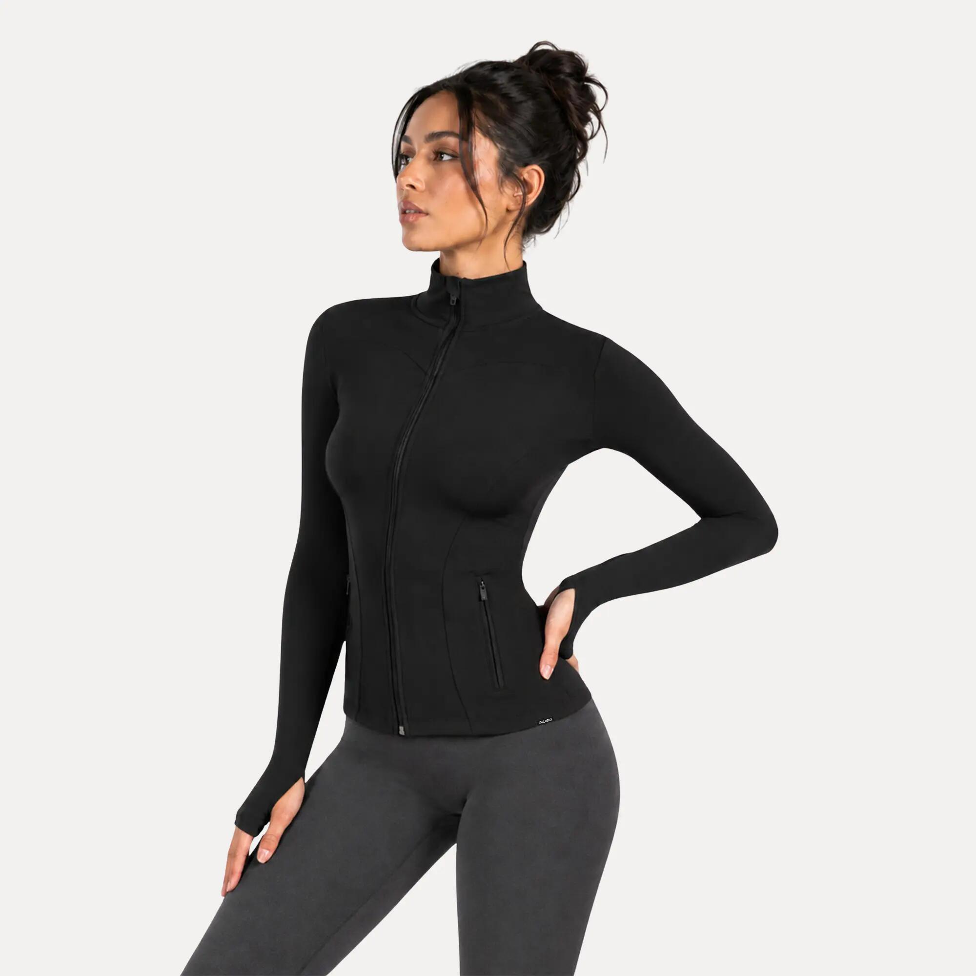 Damen Trainingsjacke Kenna Schwarz 2/6