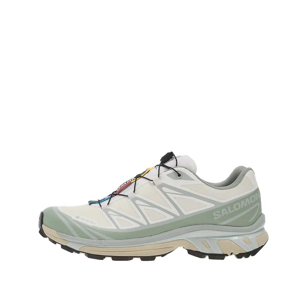Zapatos de trail Salomon XT-6 GTX Blanco/Verde Medio 6/6