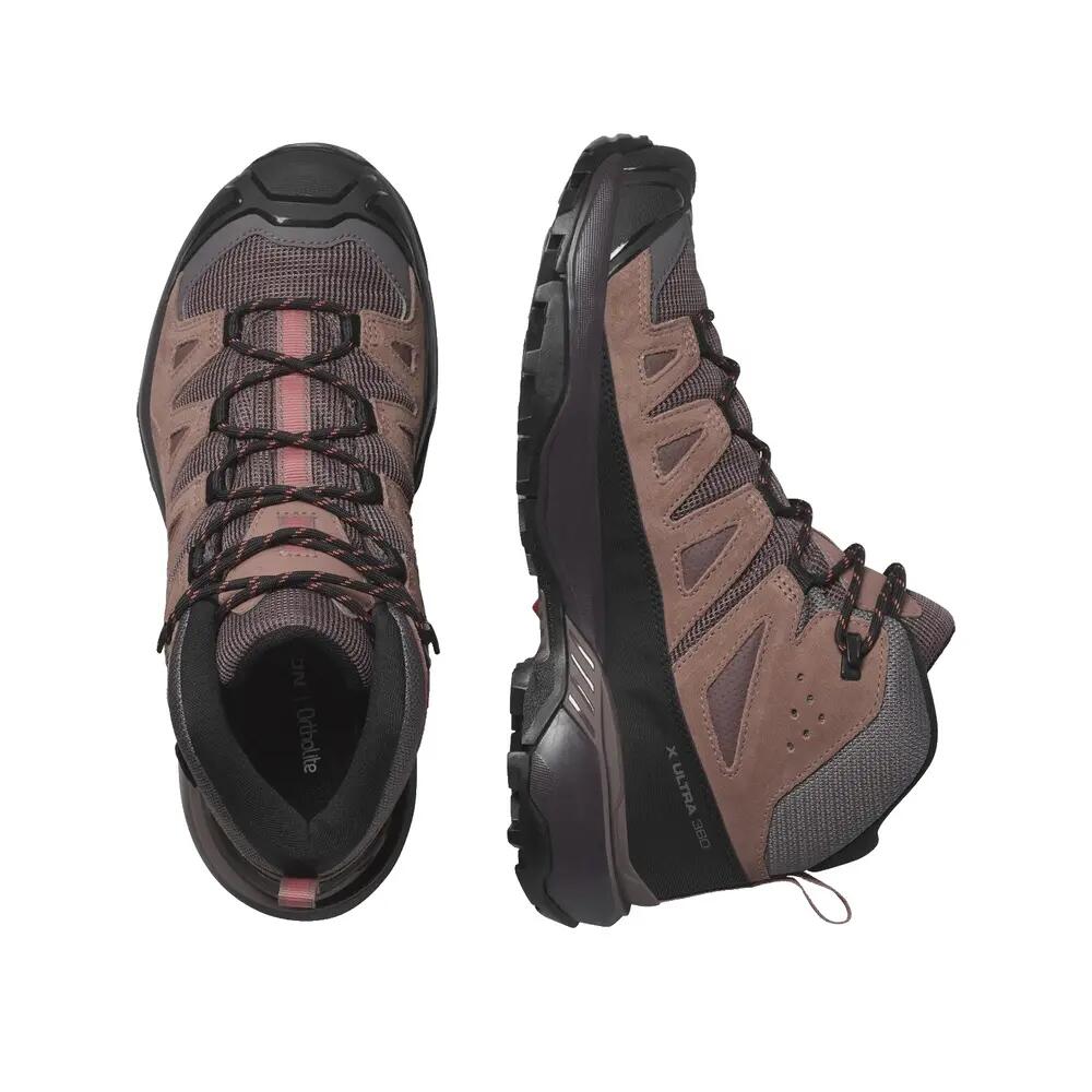 Wanderschuhe Salomon X Ultra 360 LTR Mid GTX Braun/Schwarz 8/8