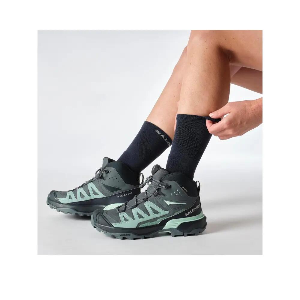 botas - senderismo - mujer - impermeables, contagrip - x ultra 360 - gris 3/6
