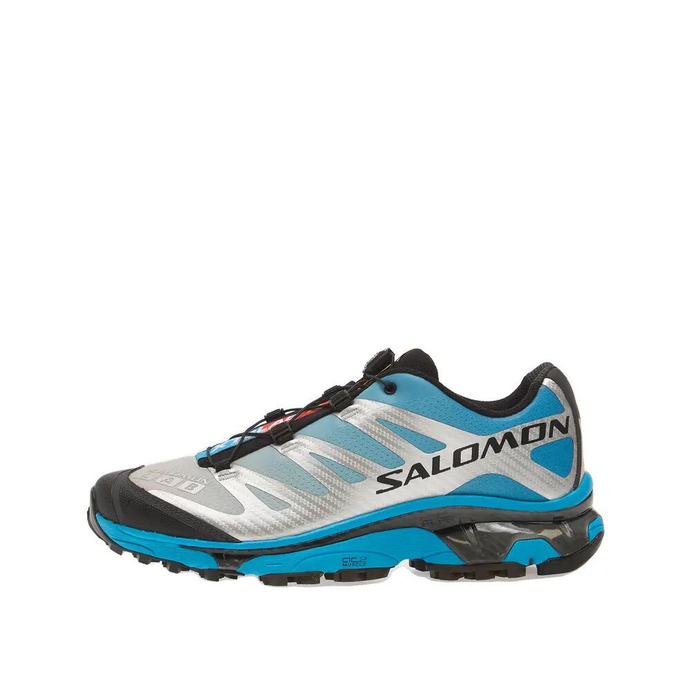 Trail-Schuhe Salomon XT-4 Silber/Schwarz/Blau Transcend 6/10