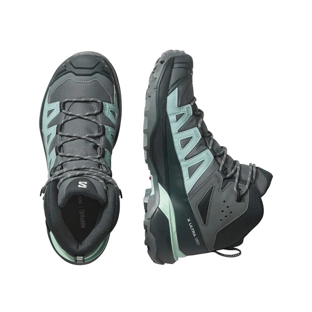 botas - senderismo - mujer - impermeables, contagrip - x ultra 360 - gris 2/6