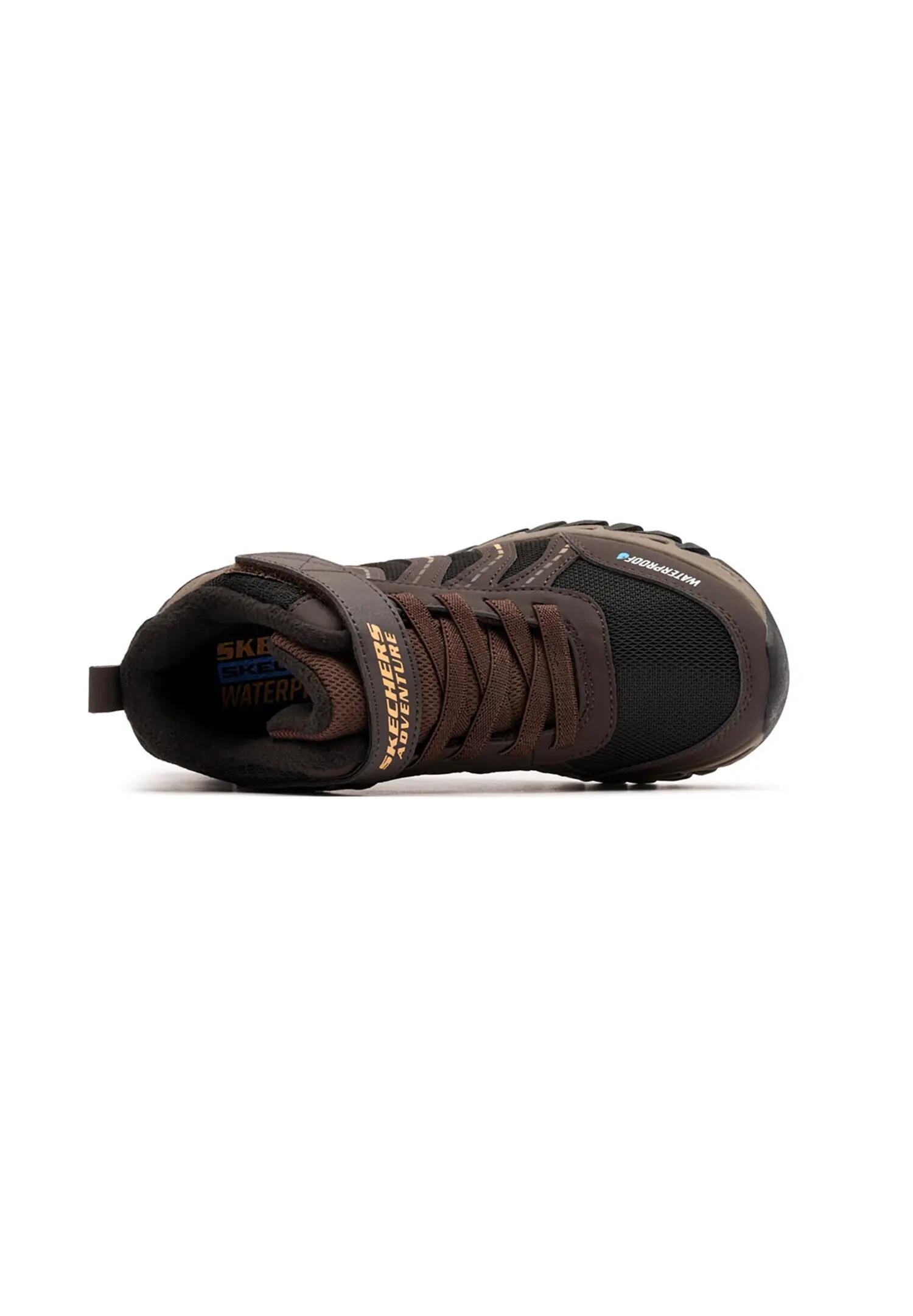 Baskets de sport - Enfant - Bottines à scratch - Skechers 406412L - Marron 4/5